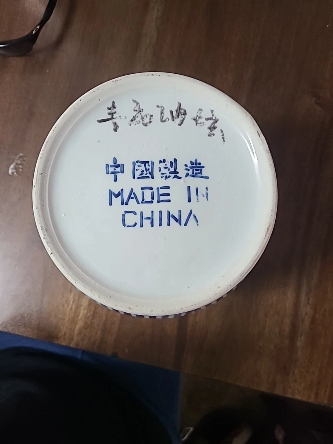 Imposing Enormous Antique Chinese Blue & White Enamel Porcelain Teapot c1900s | eBay