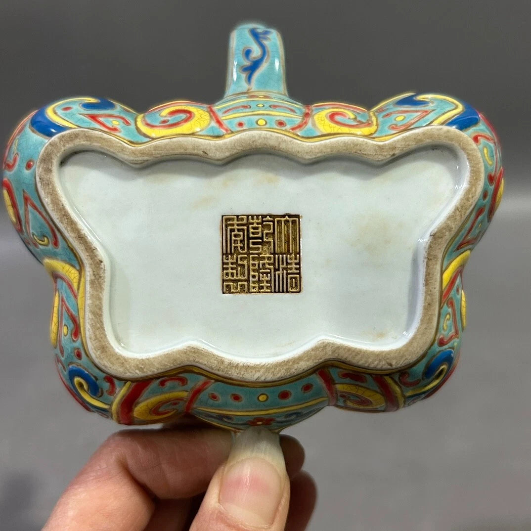 Collectable Art Handmade Painting Colour Enamels Porcelain Teapot | eBay