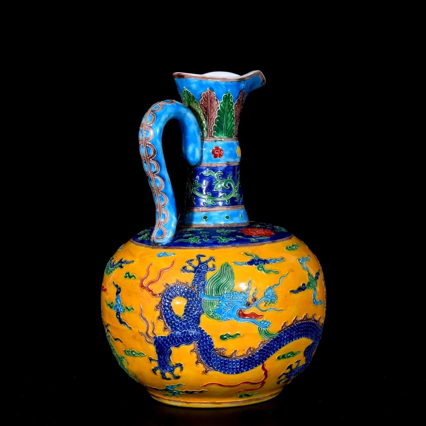 Nice Collectable Beautiful Hand Enamel color Porcelain Dragon Teapot | eBay