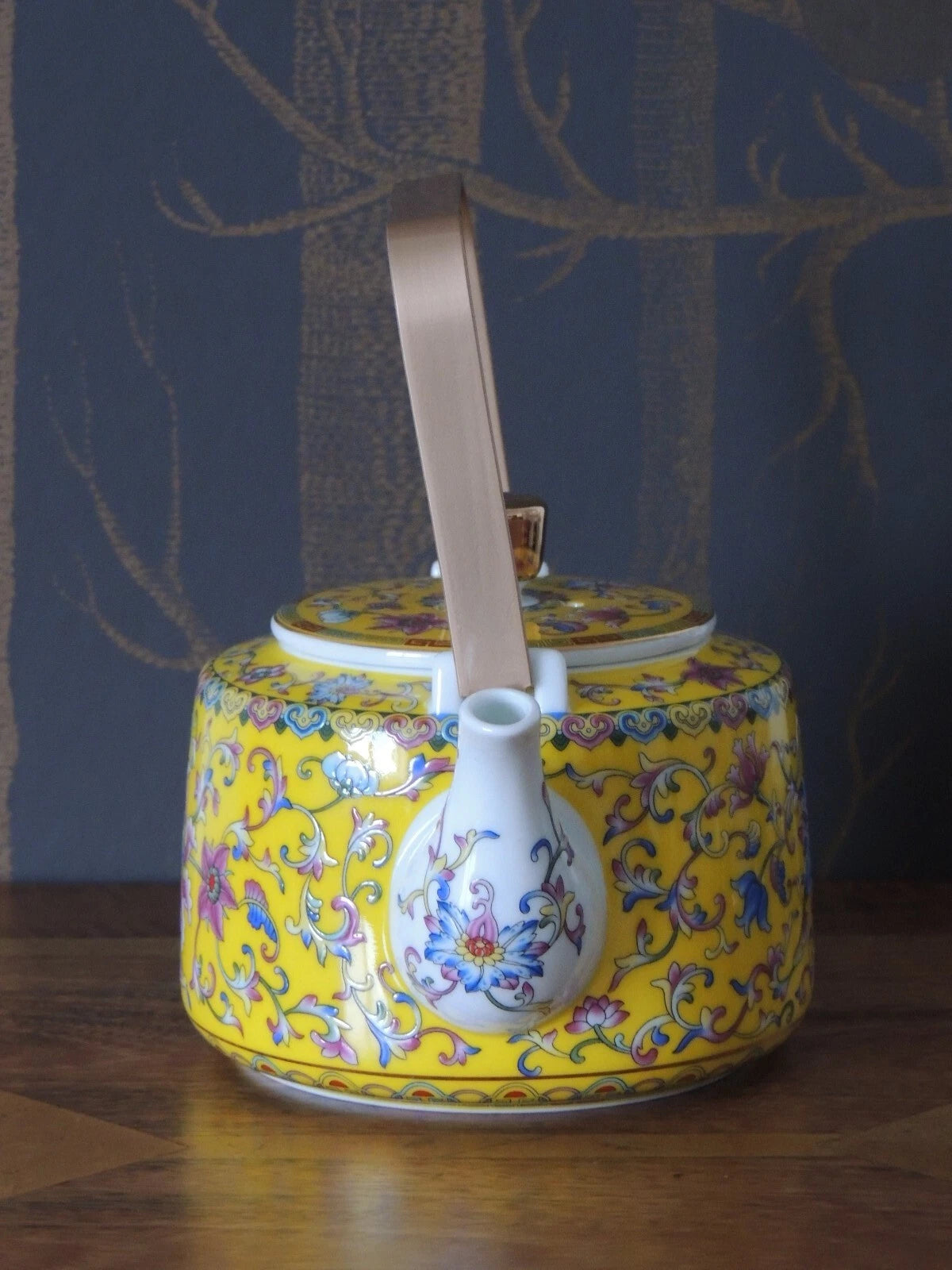 Enamelled Chinese Porcelain Teapot | eBay