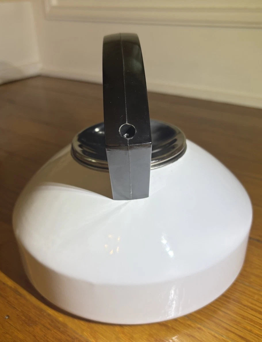 Vintage COPCO White Enamel Teapot Kettle Coffee Pot 2 1/2 Quart NEW NICE! | eBay