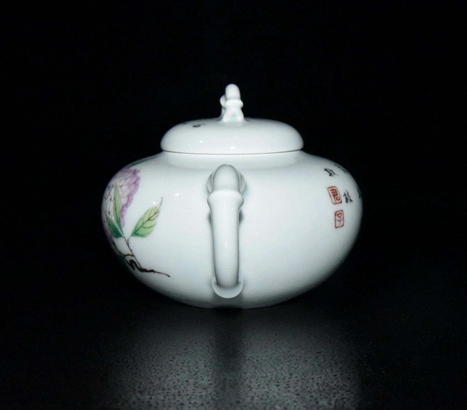 Chinese Enamel Colour Porcelain Handmade Exquisite Flower&plant Teapot 90225 | eBay