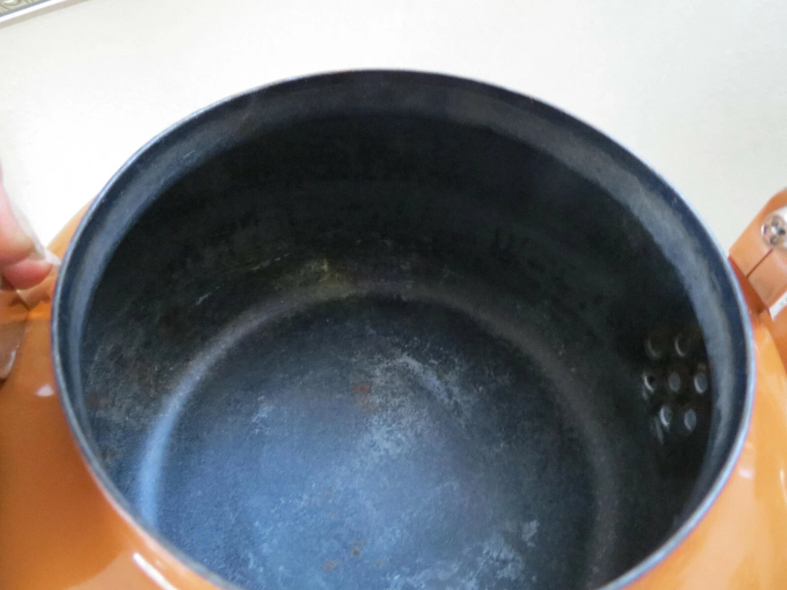 Vintage Gold/Light Brown Enameled Teapot | eBay