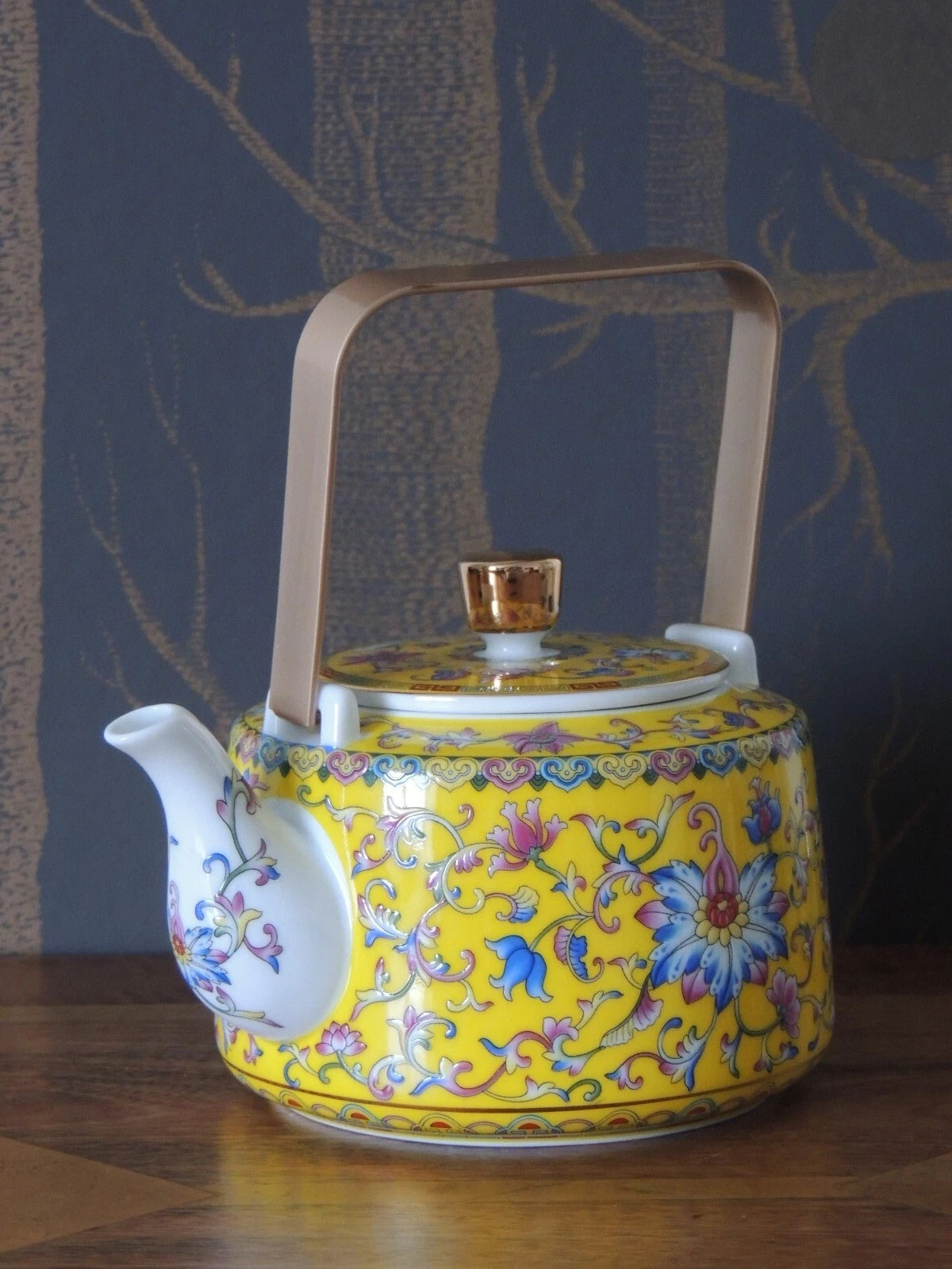Enamelled Chinese Porcelain Teapot | eBay