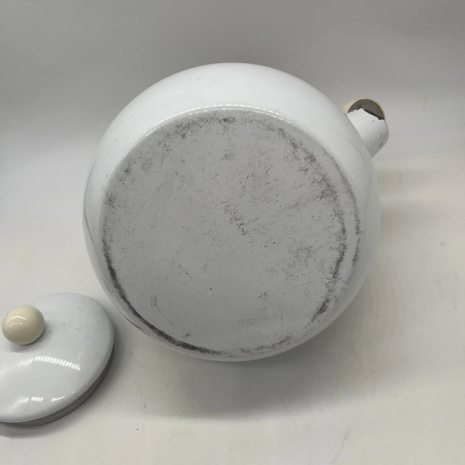 Ancona Kettle 3 Red Tulips Enamel Vintage Teapot - Missing Hummingbird | eBay