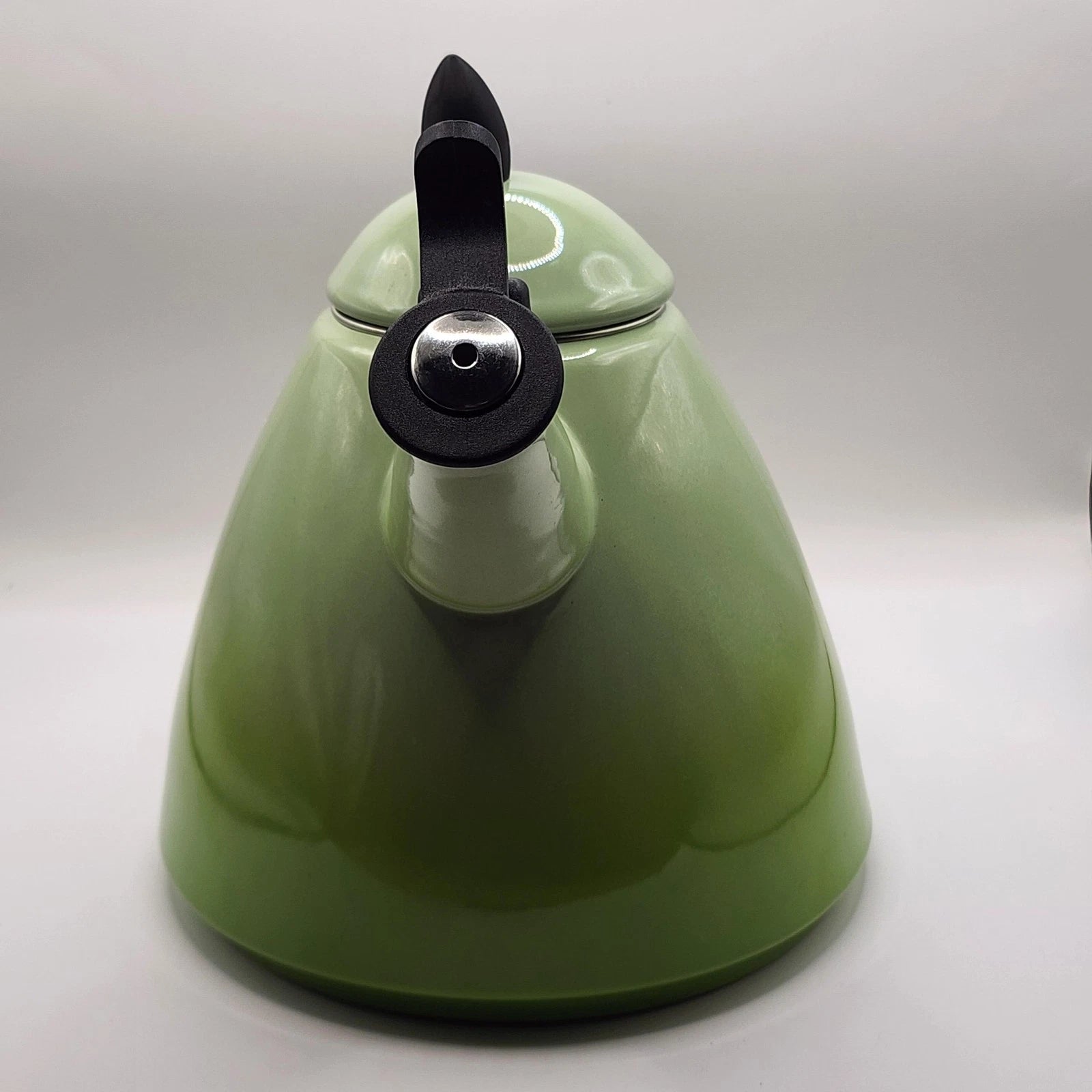 Le Creuset Whistling Kettle 1.6L 1.7 Quart Green Enamel Steel Teapot France Tea | eBay