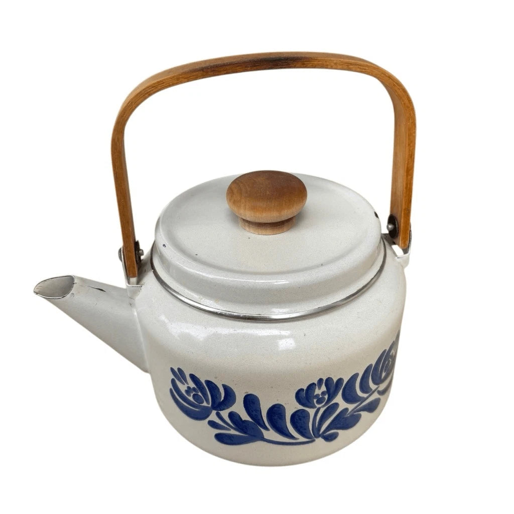 Pfaltzgraff Yorktown Porcelain Enamel Tea Kettle | eBay
