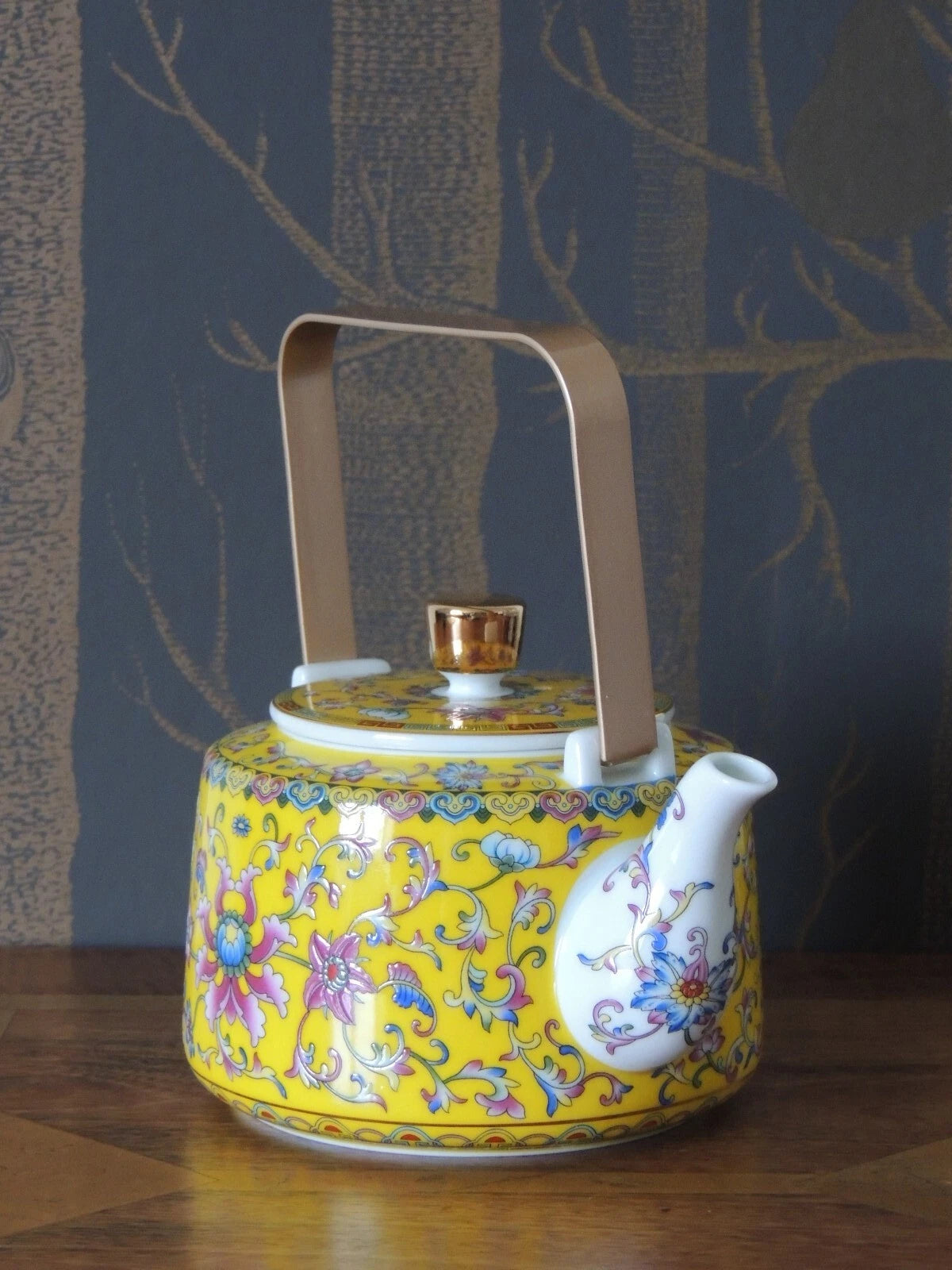 Enamelled Chinese Porcelain Teapot | eBay