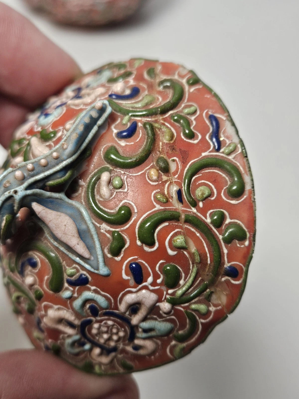 MORIAGE Antique Japanese Porcelain Hand Enameled Pitcher Teapot Repairs To Lid | eBay