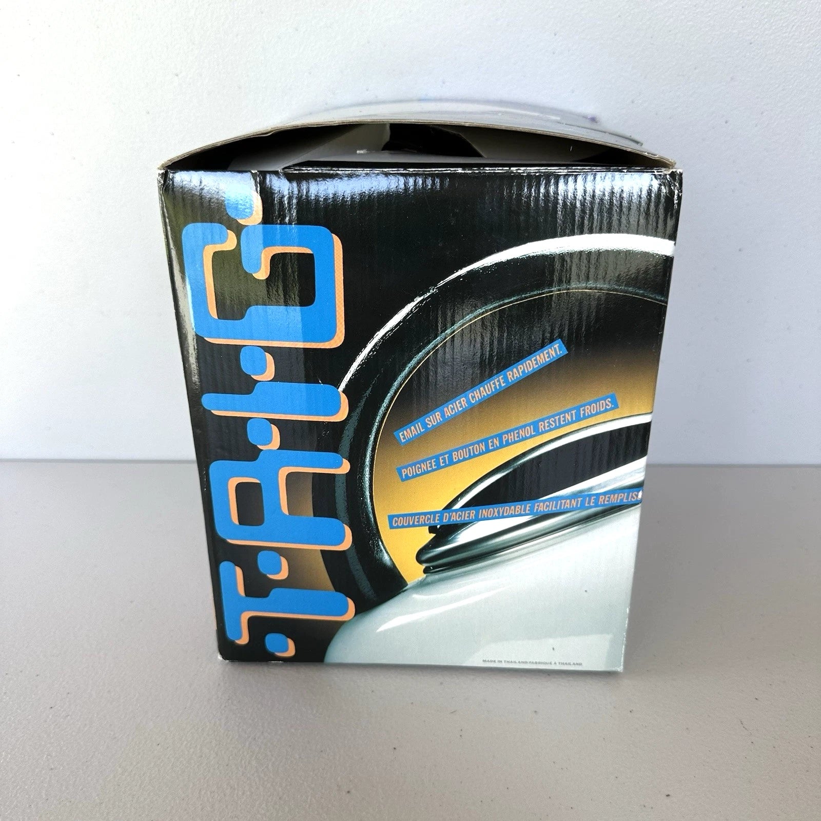 Vintage 90s Rare Kamenstein TRIG 2.5 qt Whistling White Enamel Steel Tea Pot NIB | eBay