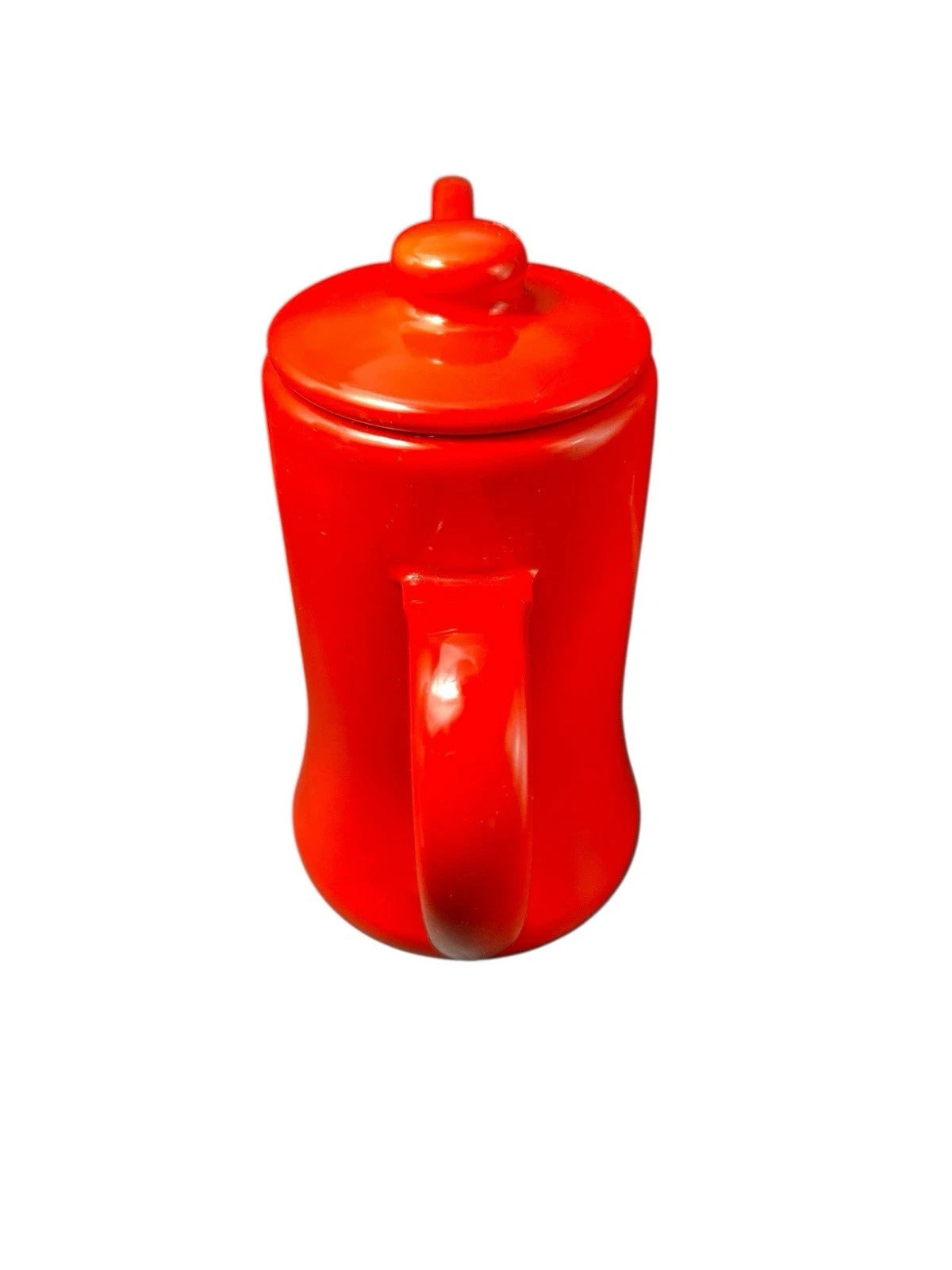 Vtg Fujii Co Slim Pot Red Drip Coffee Tea Kettle Enamel Ware Japan | eBay