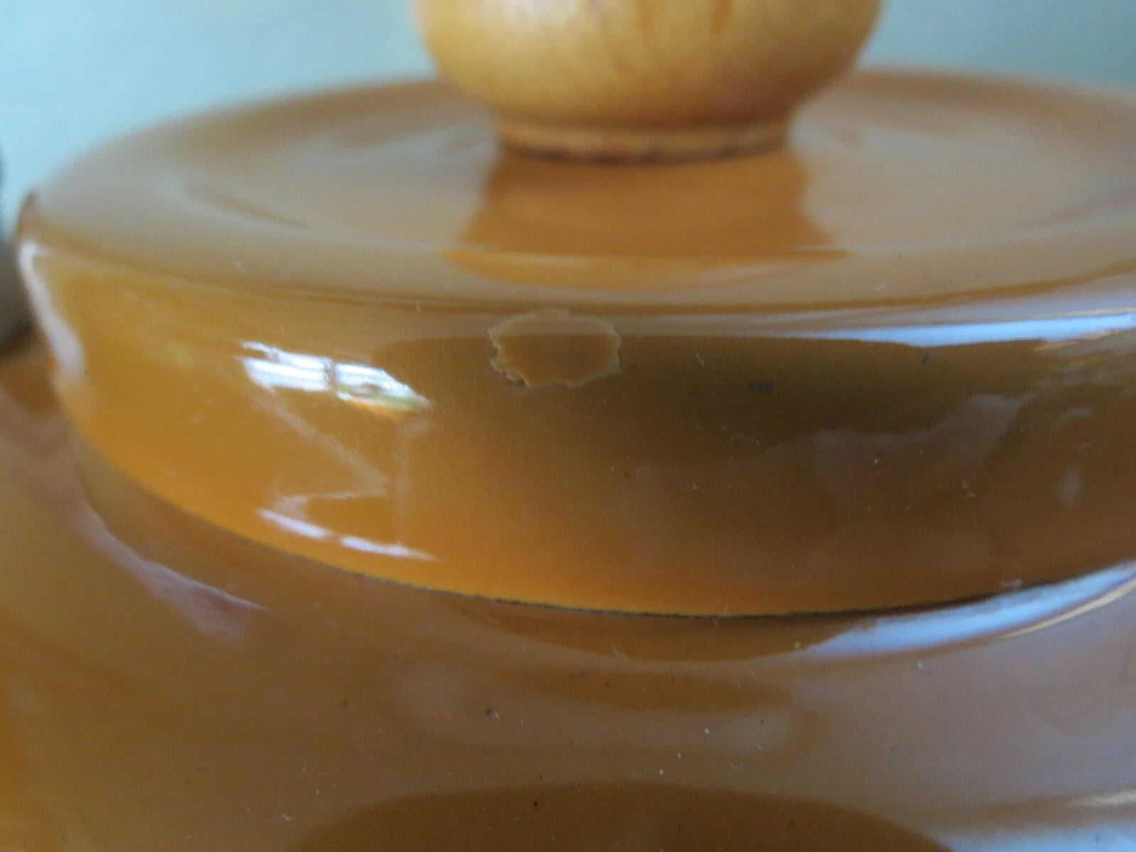 Vintage Gold/Light Brown Enameled Teapot | eBay