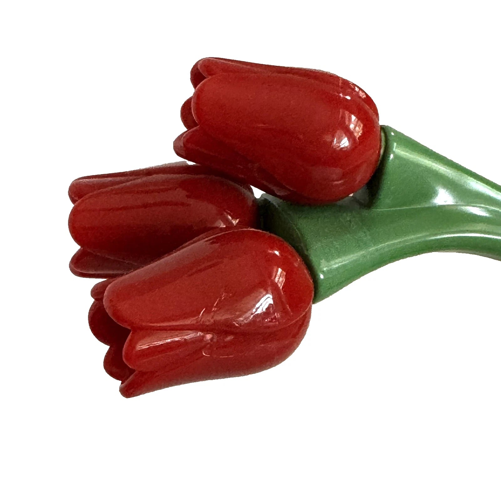 Ancona Kettle Hummingbird Tulips Enamel Teapot Red White Blue Green VTG 1990s | eBay