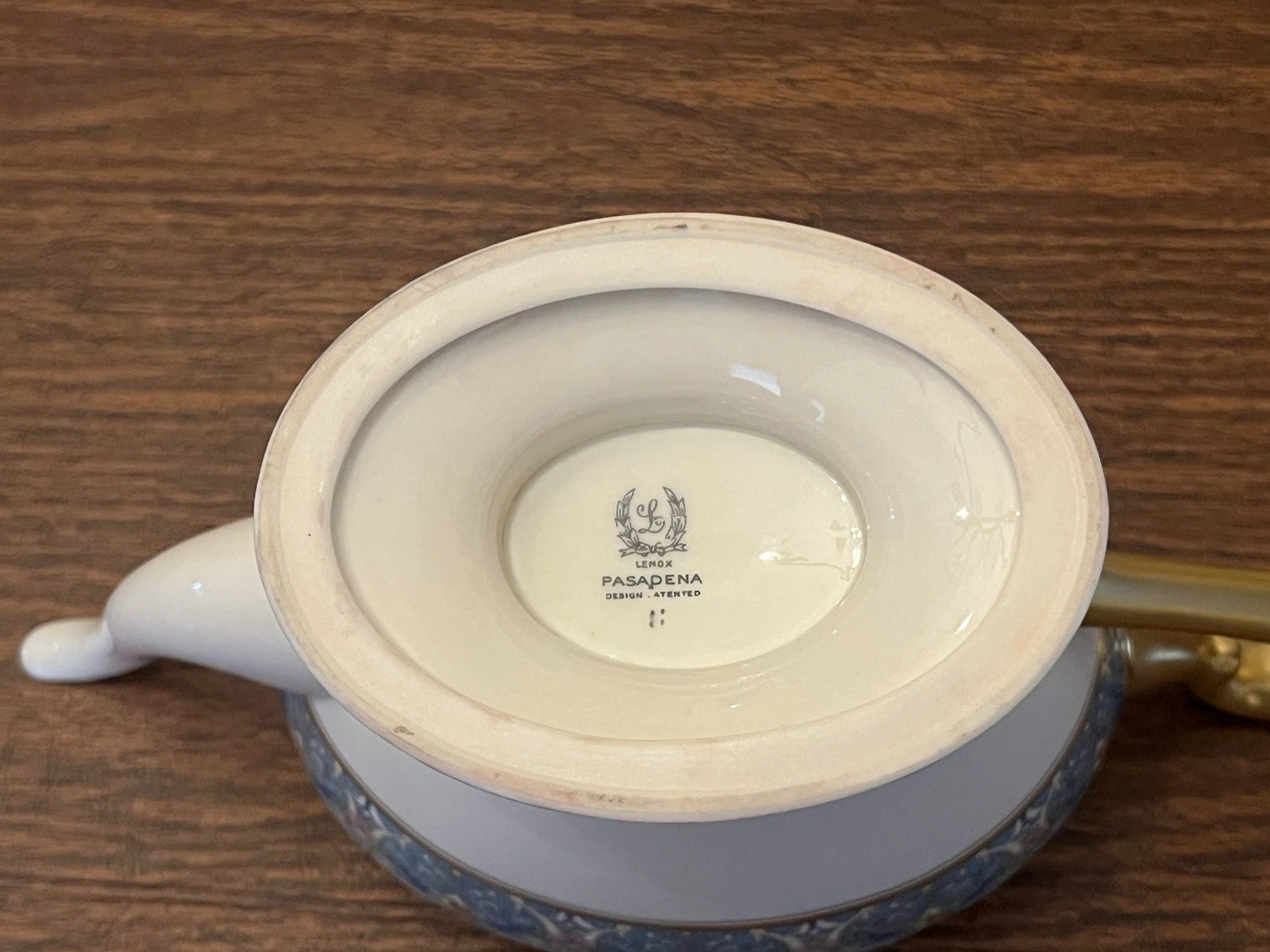 Lenox China Pasadena Pattern Enamel. Scalloped-Extremely Rare Teapot with lid. | eBay