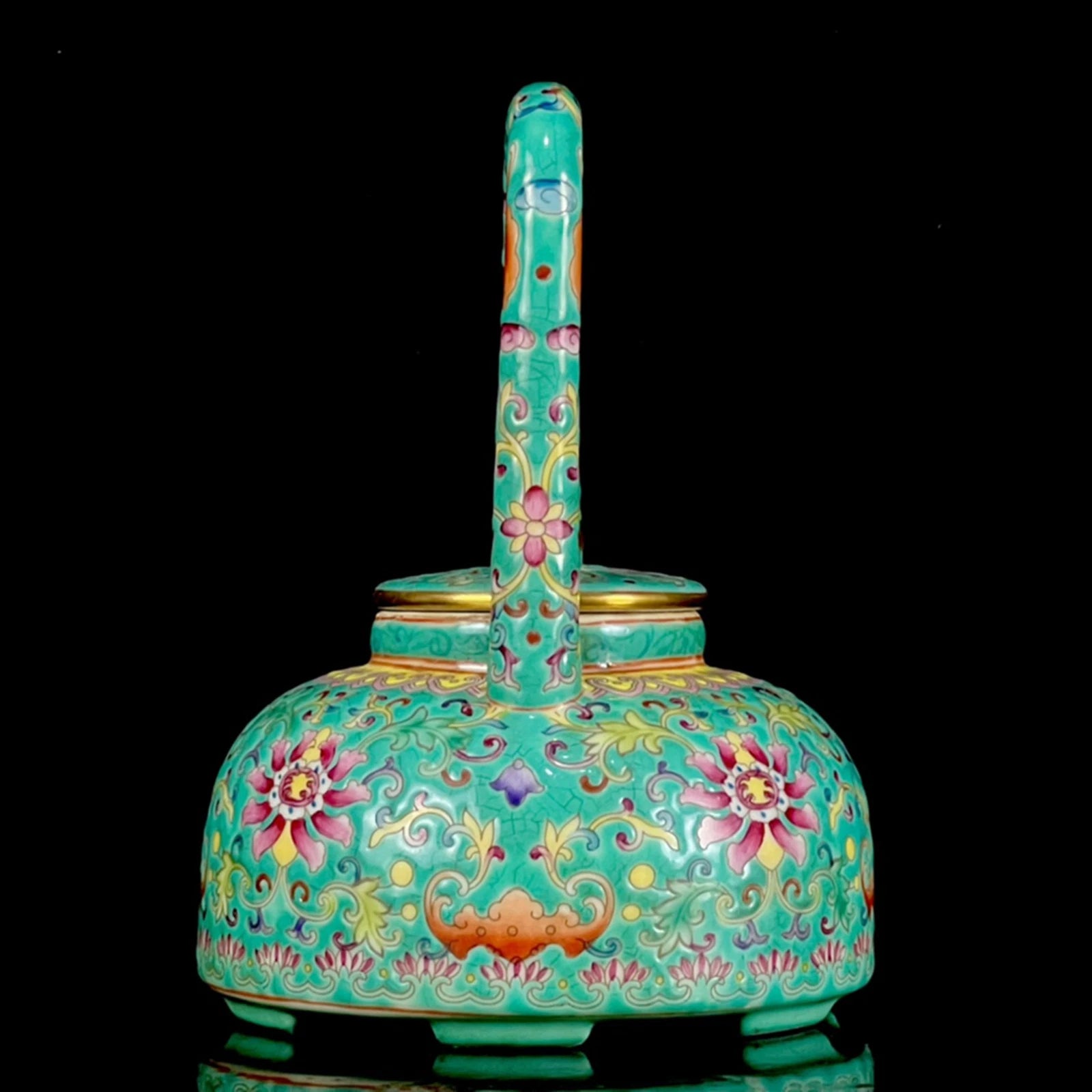 Chinese Enamel Colour Porcelain Hand Painted Exquisite Flower&plant Teapot 90120 | eBay