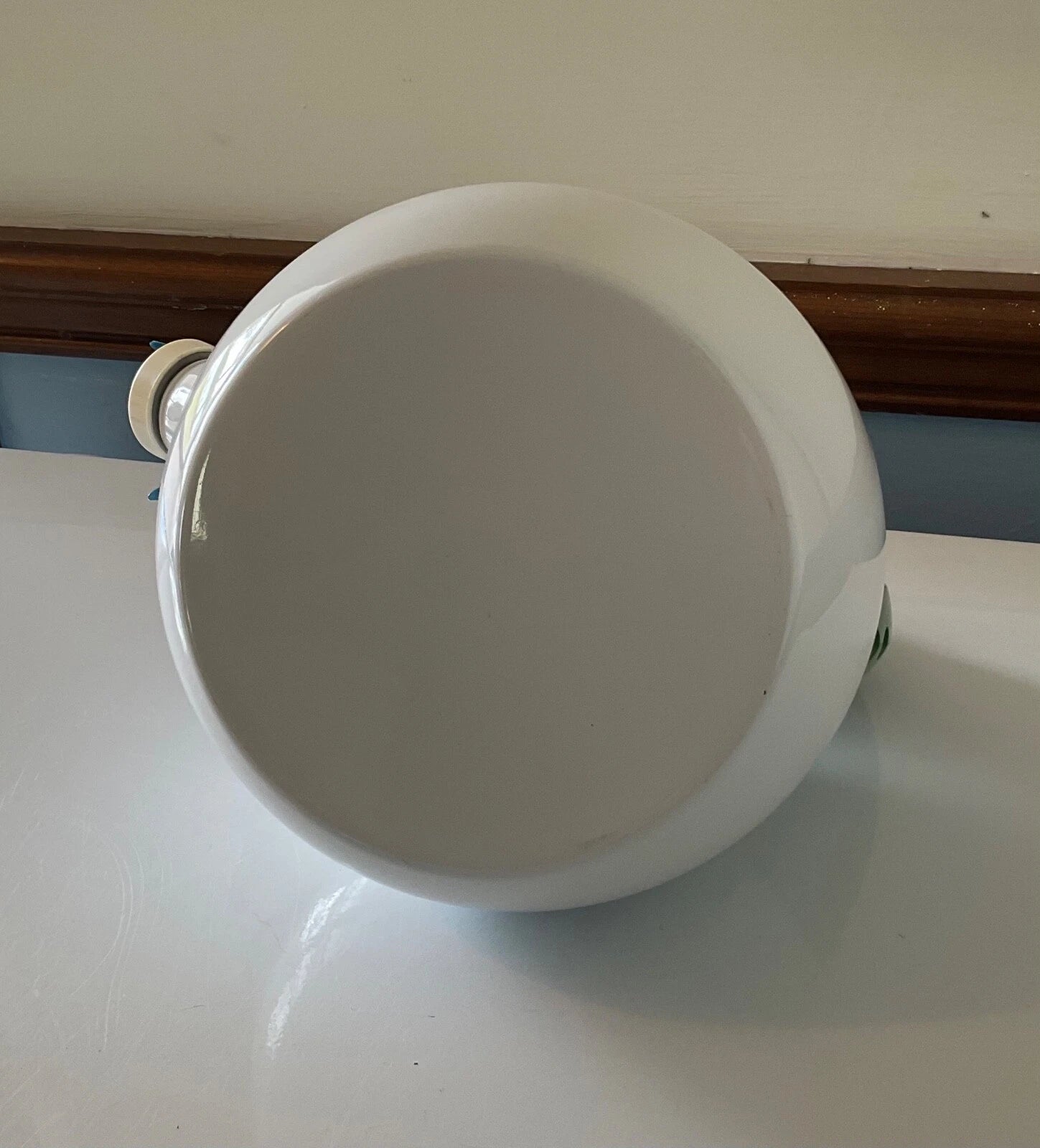 90s Ancona Hummingbird & Tulips White Enamelware Kettle Teapot. Beautiful! | eBay