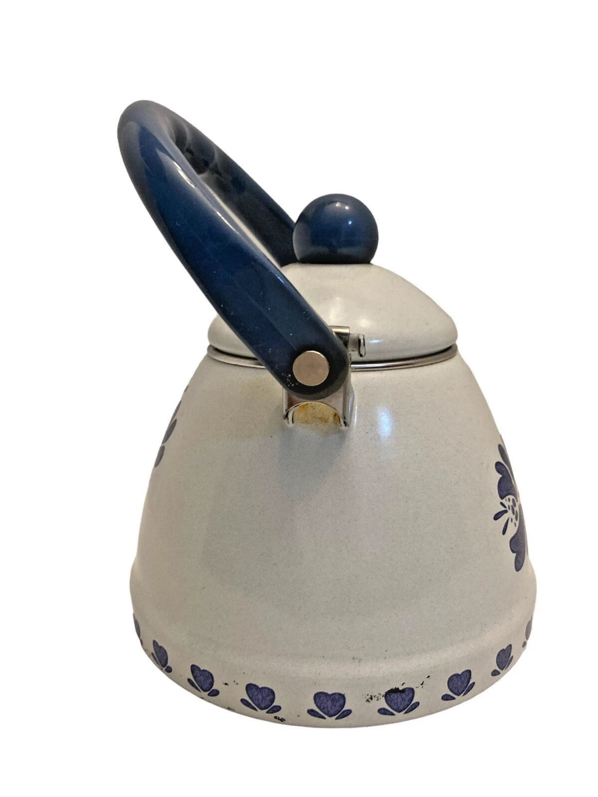 Pfaltzgraff Yorktowne 6" Stove Top Kettle/Teapot Porcelain Enamel With Lid 40 oz | eBay