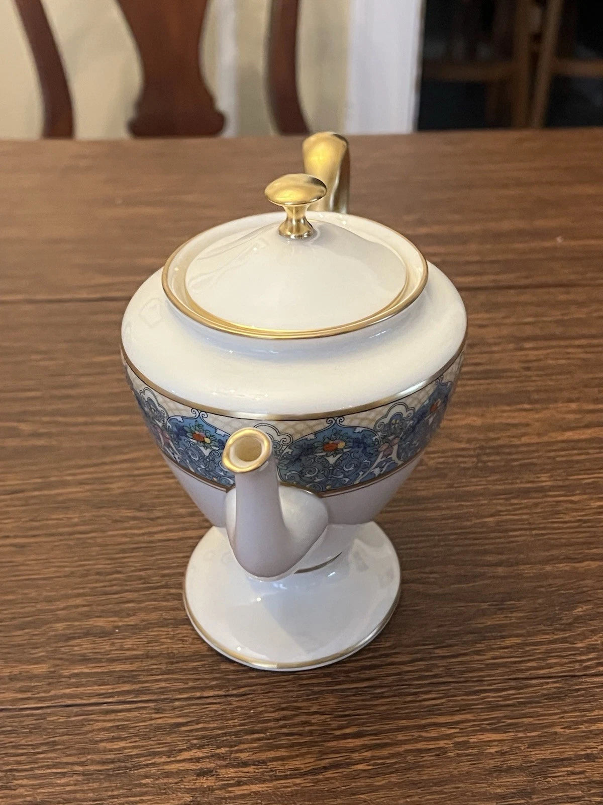 Lenox China Pasadena Pattern Enamel. Scalloped-Extremely Rare Teapot with lid. | eBay