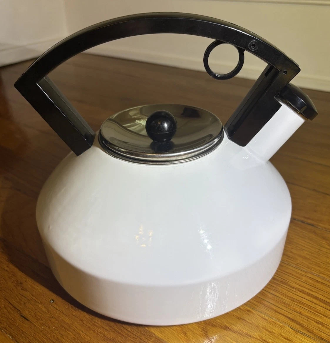 Vintage COPCO White Enamel Teapot Kettle Coffee Pot 2 1/2 Quart NEW NICE! | eBay