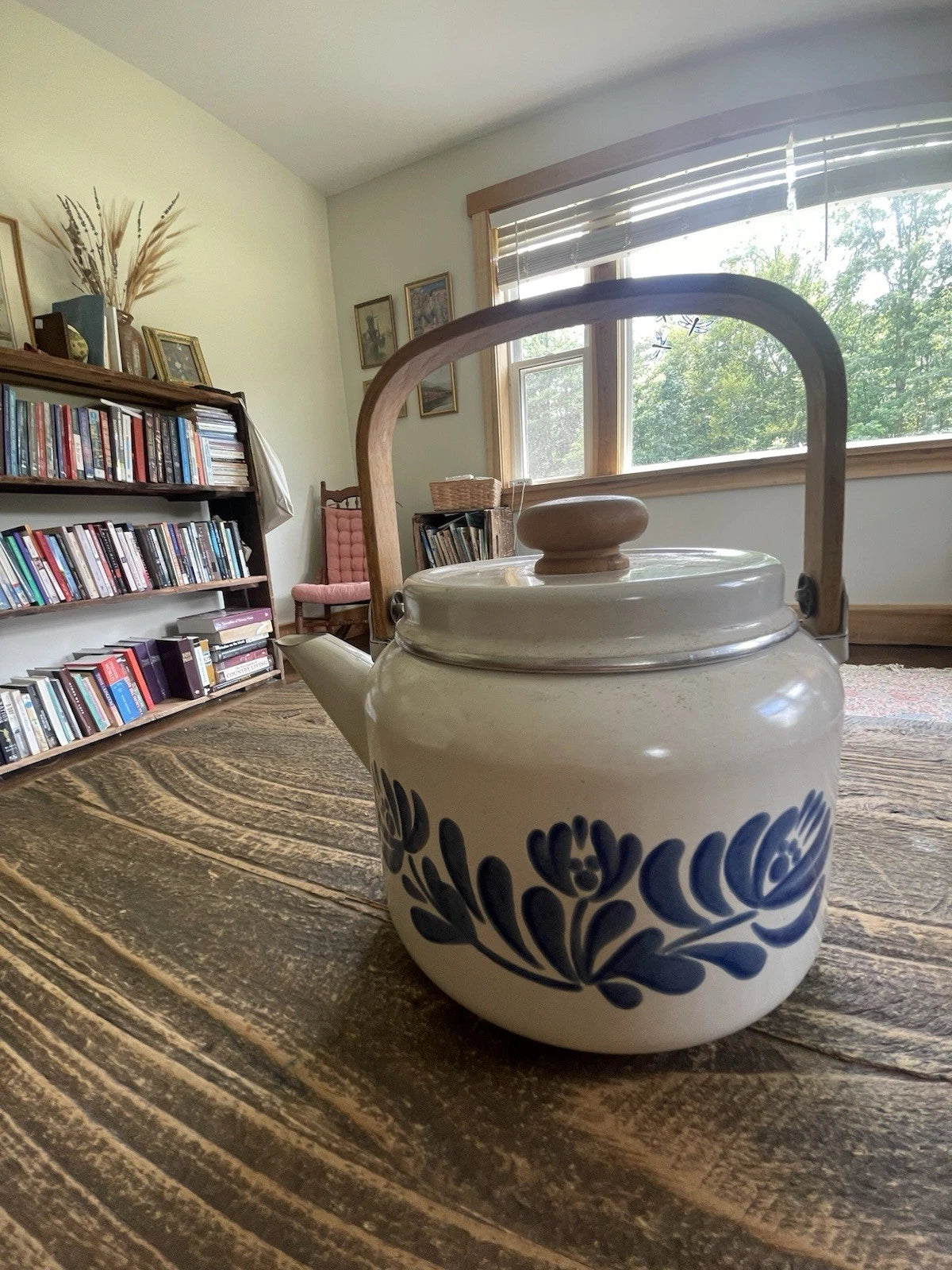 Pfaltzgraff Yorktown Enamel Tea Kettle | eBay