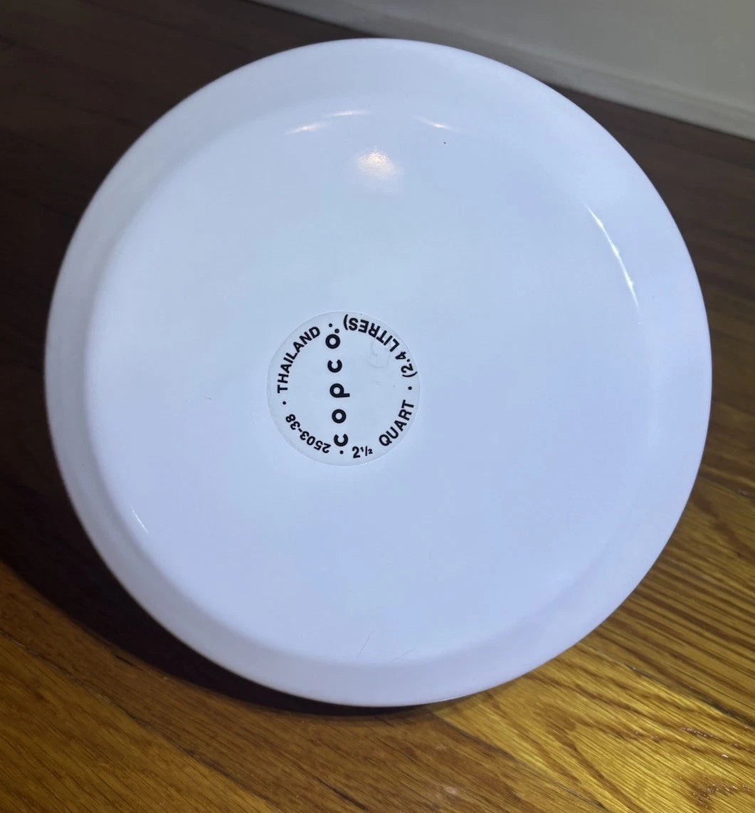 Vintage COPCO White Enamel Teapot Kettle Coffee Pot 2 1/2 Quart NEW NICE! | eBay