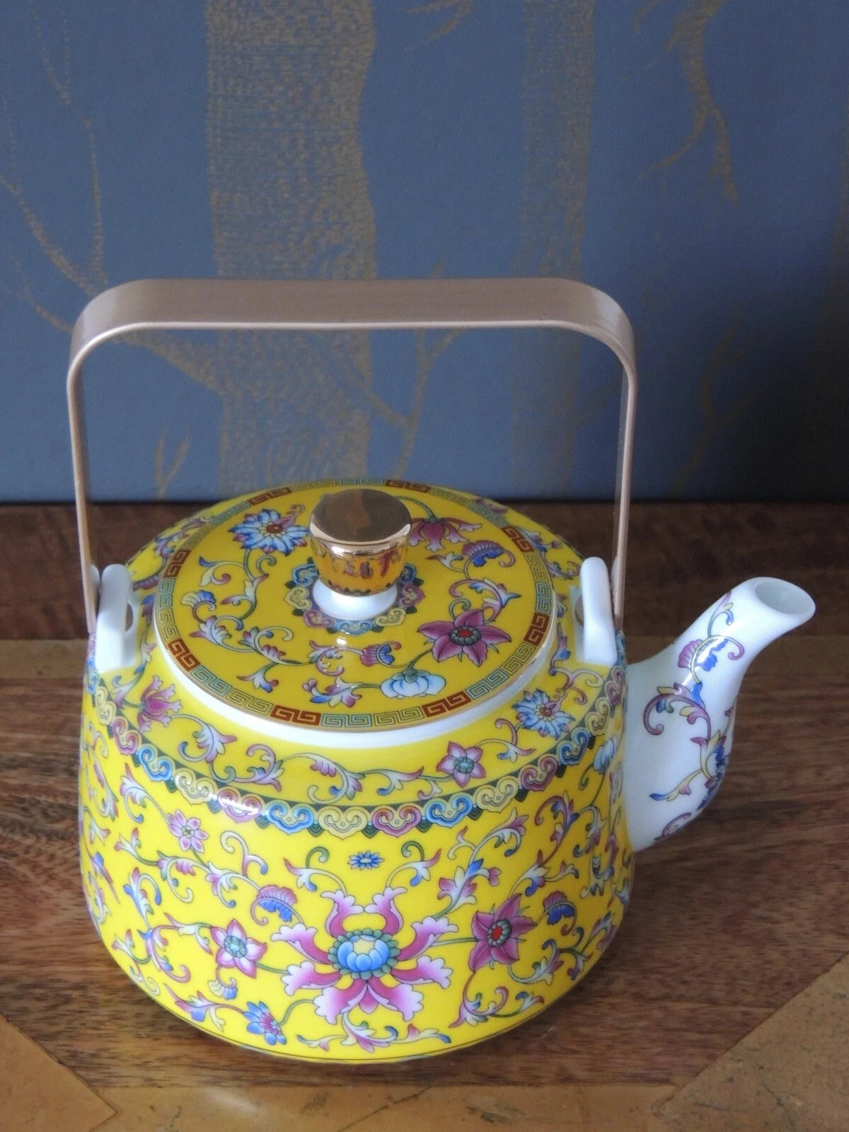 Enamelled Chinese Porcelain Teapot | eBay