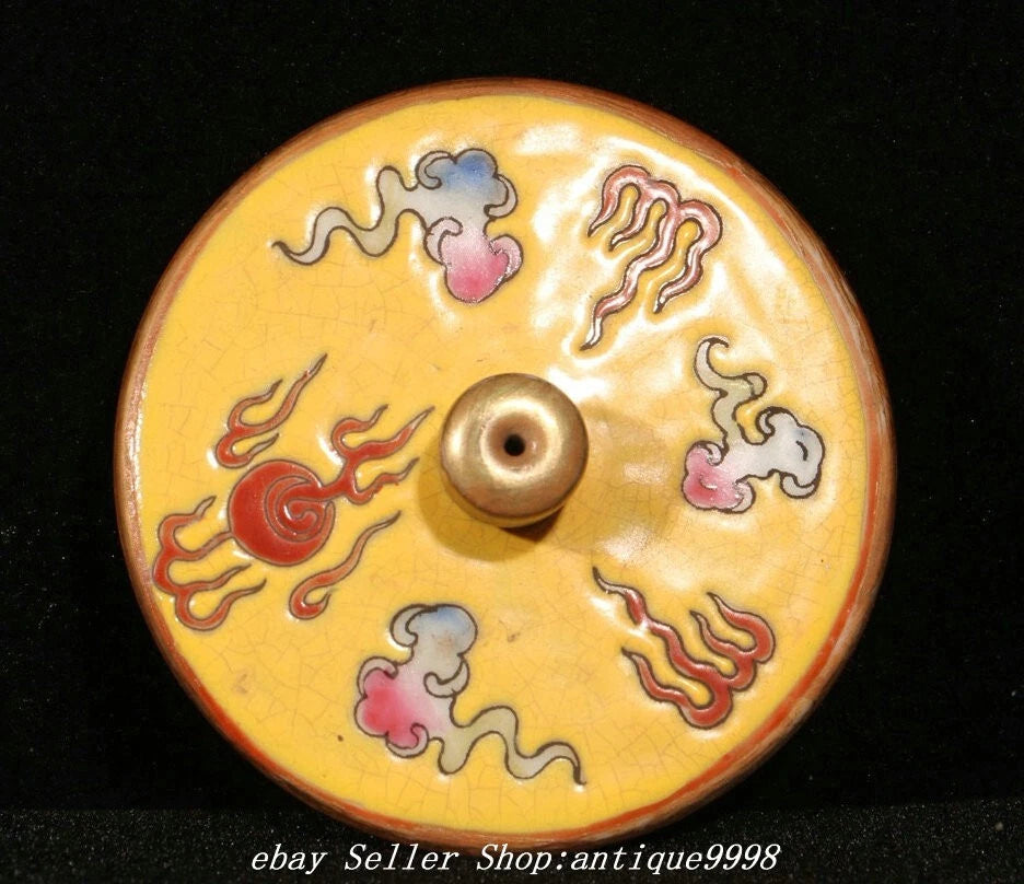 5.9"Old Qing Dynasty Enamel Color Porcelain Dragon Wine Tea Pot Flagon | eBay