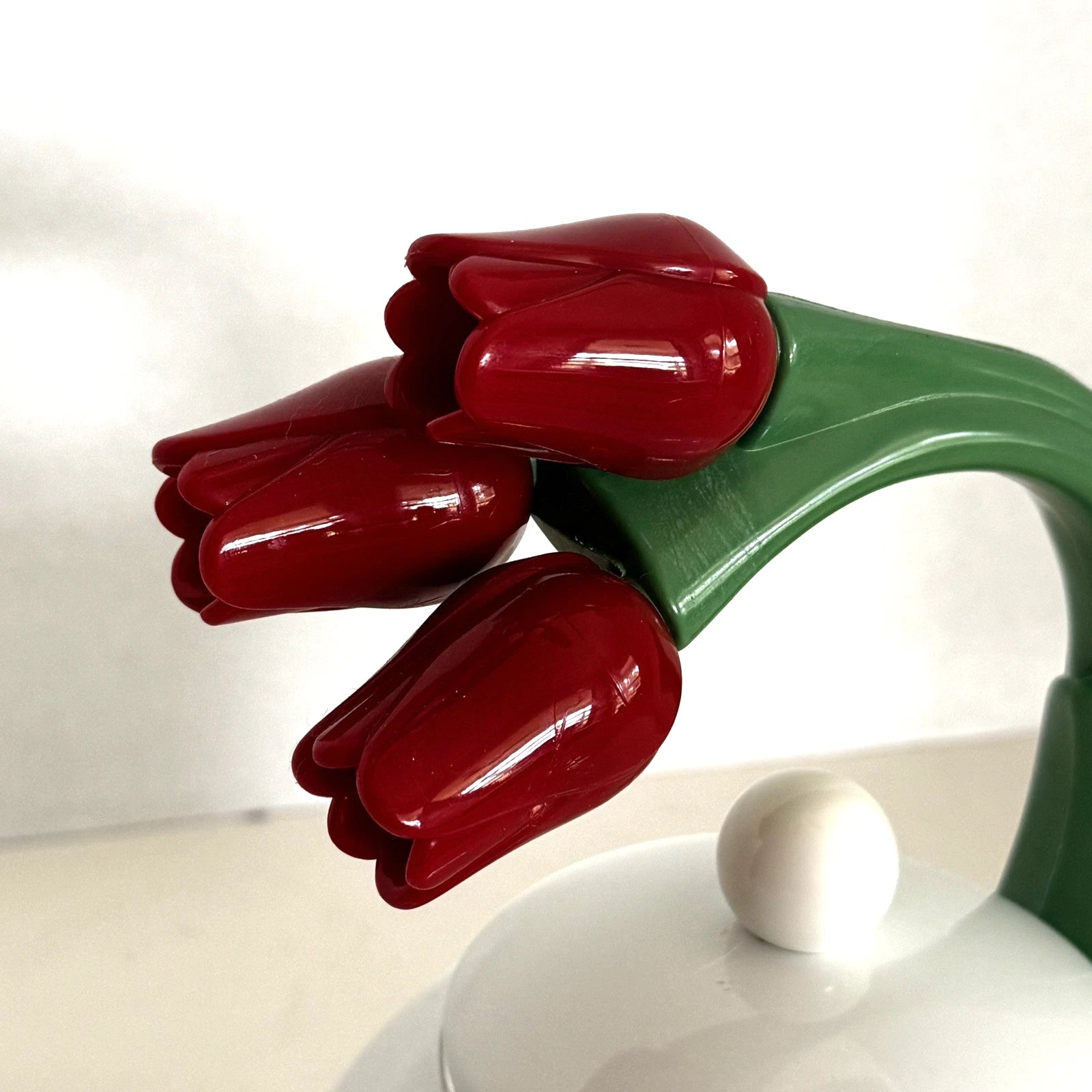 Ancona Kettle Hummingbird Tulips Enamel Teapot Red White Blue Green VTG 1990s | eBay