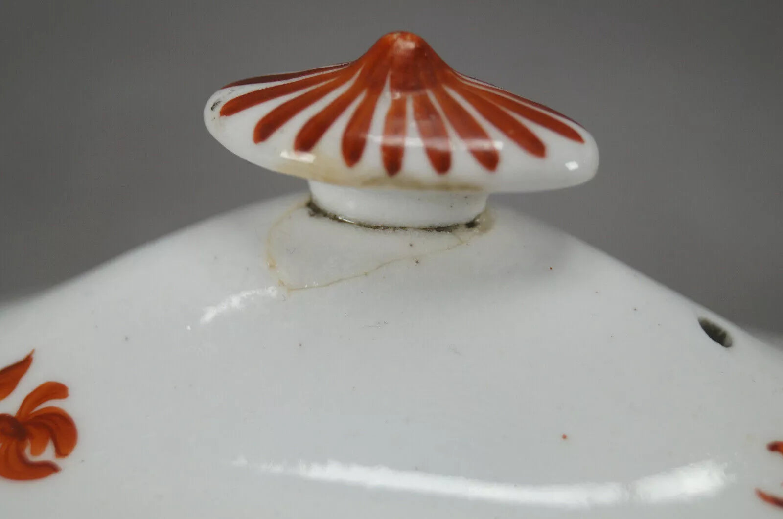 English Machin Pattern 222 Hand Enameled Porcelain Bone China Teapot Circa 1810 | eBay