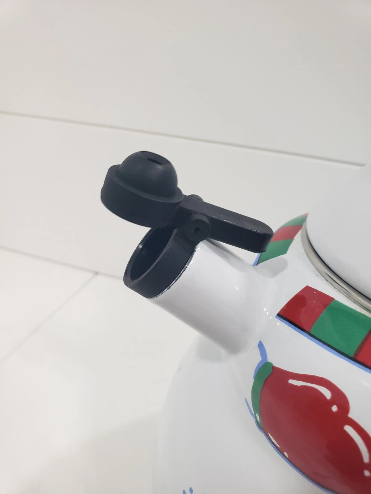 Roshco Snowman Teapot Kettle 3 QT Porcelain Enamel On Steel Vintage | eBay