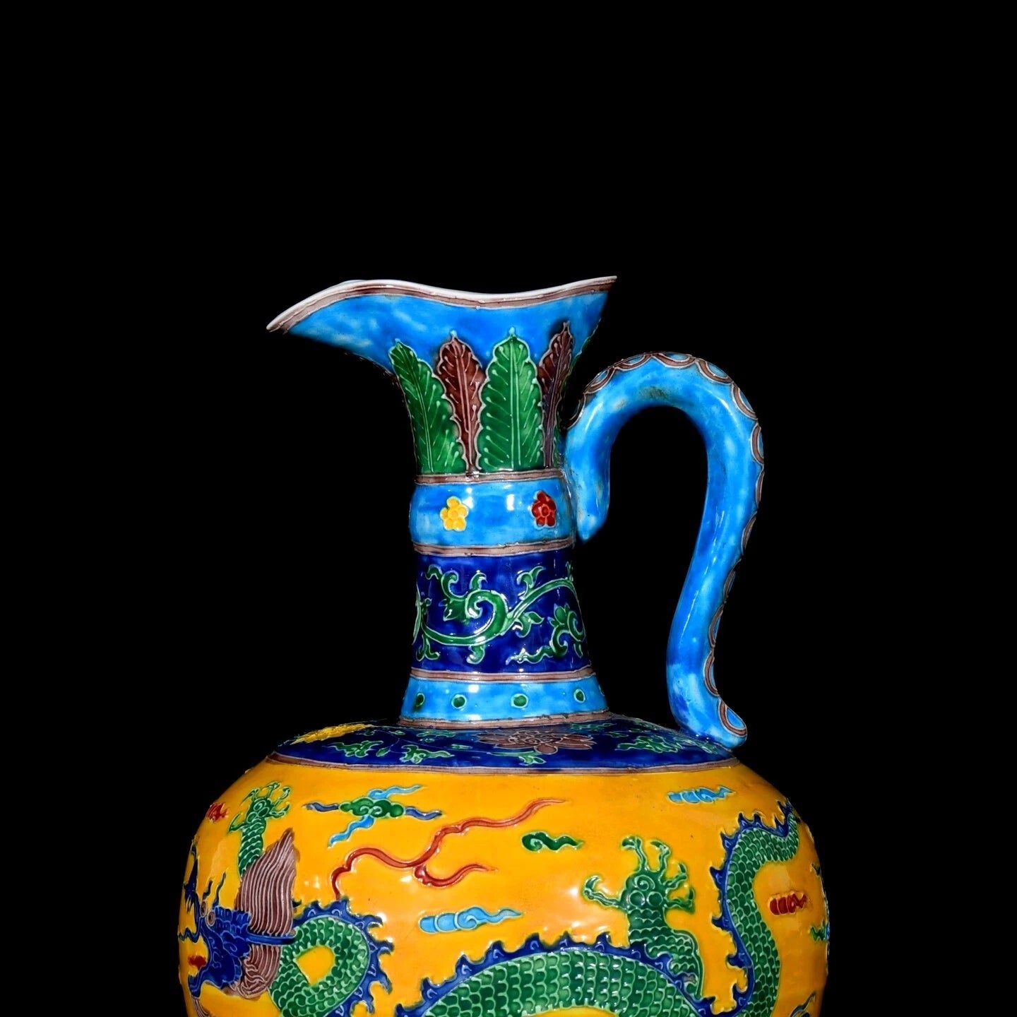 Nice Collectable Beautiful Hand Enamel color Porcelain Dragon Teapot | eBay