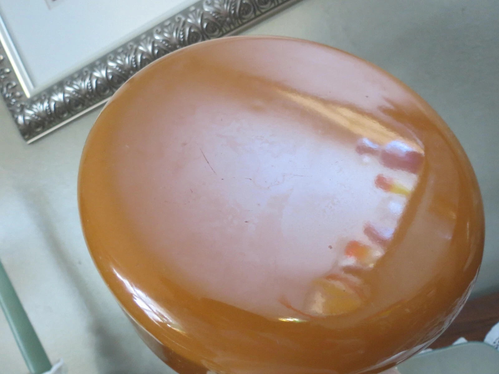 Vintage Gold/Light Brown Enameled Teapot | eBay