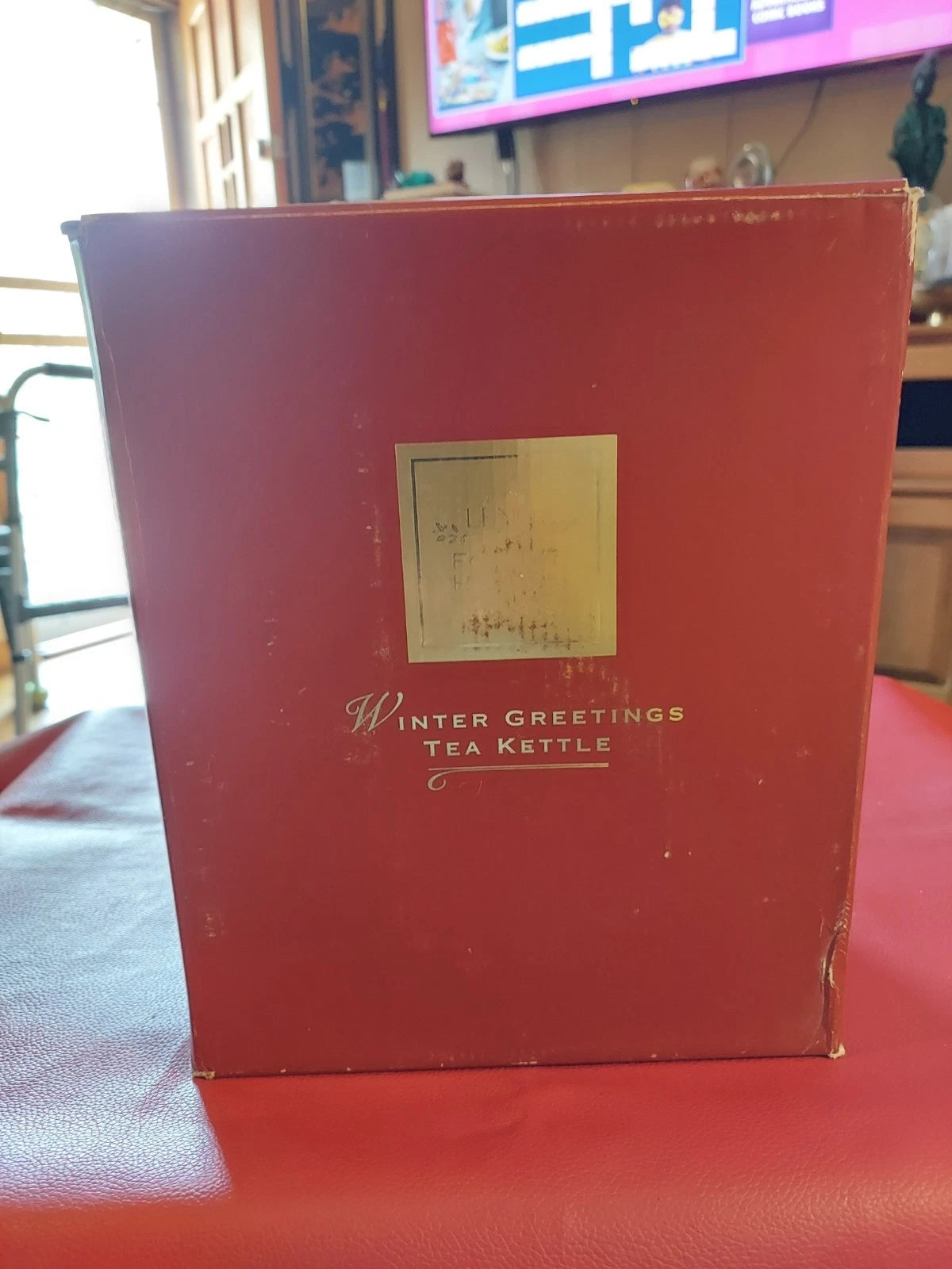 LENOX Winter Greetings Scenic Enamel Cardinals Chickadee Tea Pot Kettle Holiday | eBay