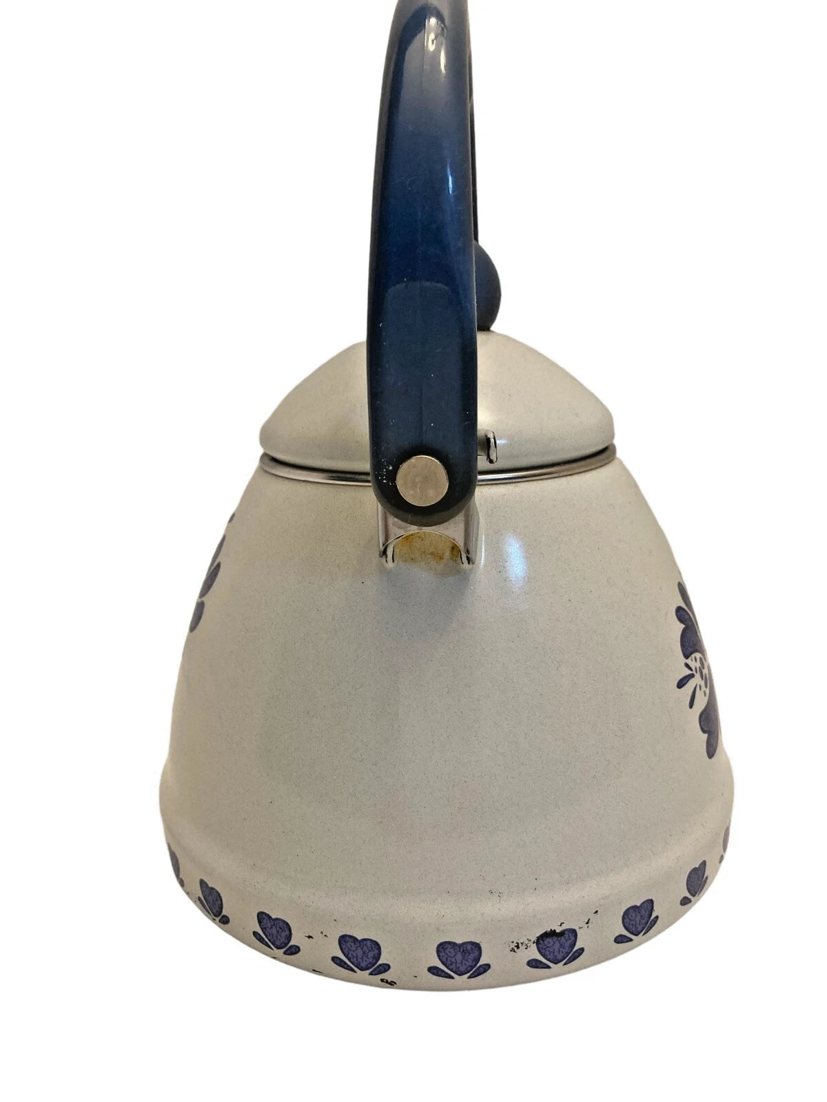 Pfaltzgraff Yorktowne 6" Stove Top Kettle/Teapot Porcelain Enamel With Lid 40 oz | eBay