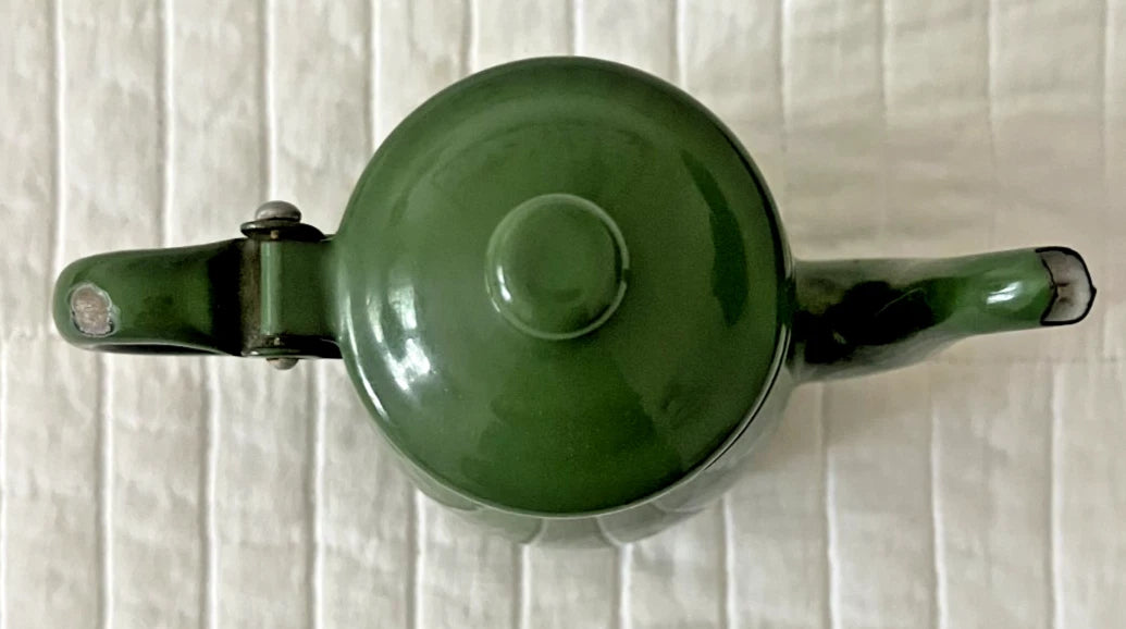 Vintage Enamelware Green Single Serve Tea Pot, Polar Ware Company | eBay