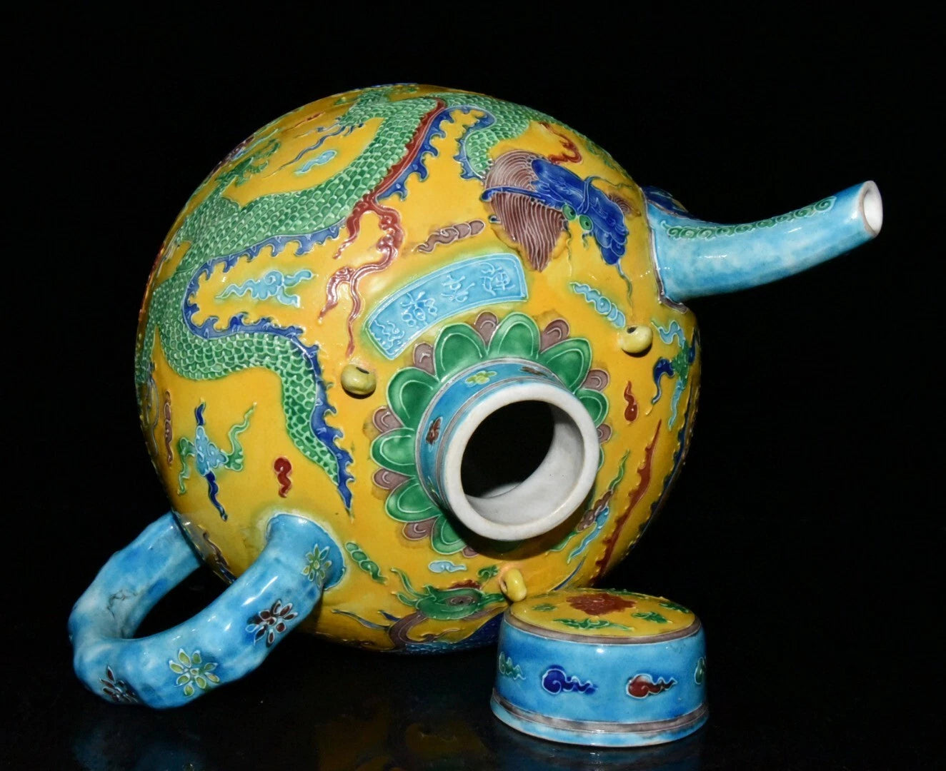 Fine Collectable Art Hand Painting Enamel color Porcelain Dragon Teapot | eBay