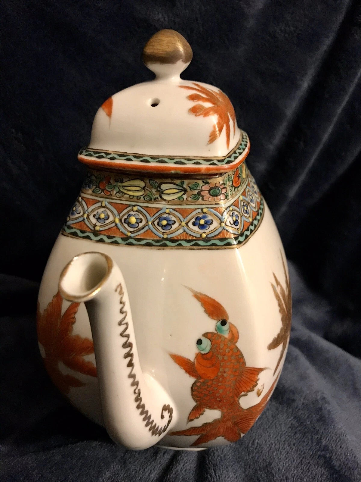 Rare Antique Chinese Export Early Republic Enameled Porcelain Teapot Tea Set | eBay