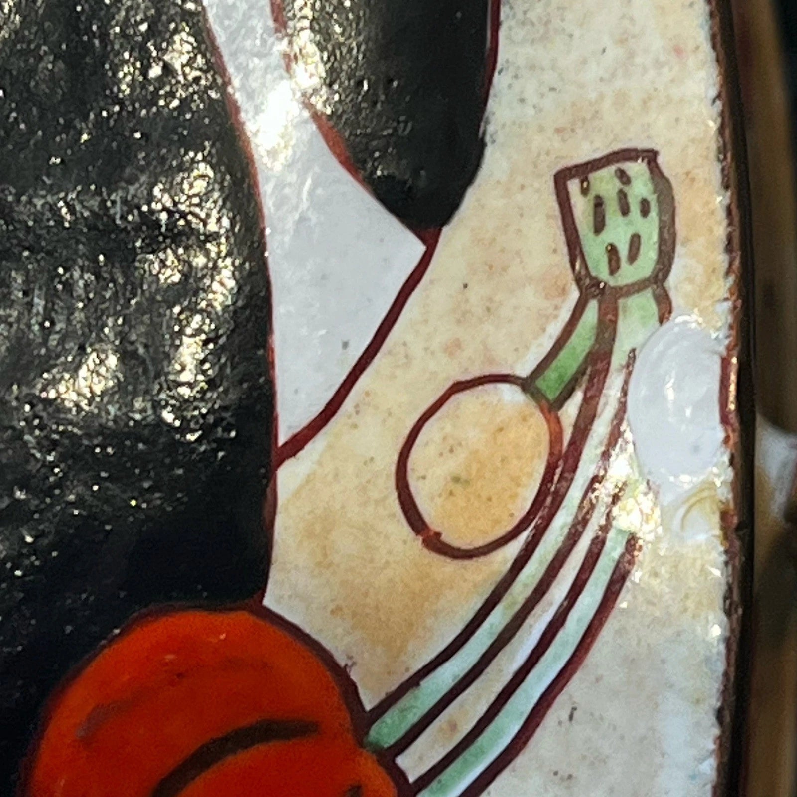 Enameled Metal Black & White Cats Mini 3 1/2” Teapot Preowned | eBay