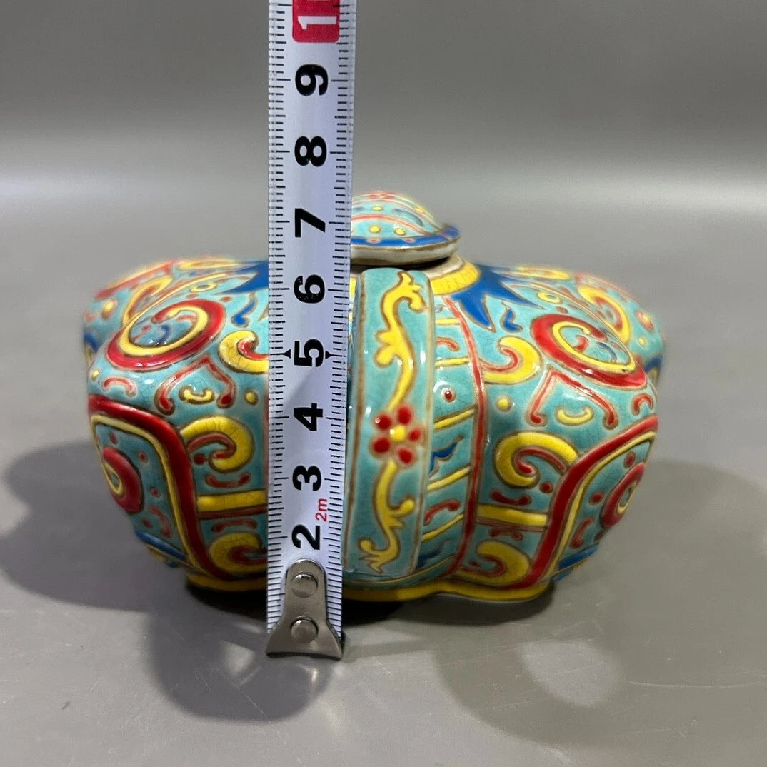 Collectable Art Handmade Painting Colour Enamels Porcelain Teapot | eBay