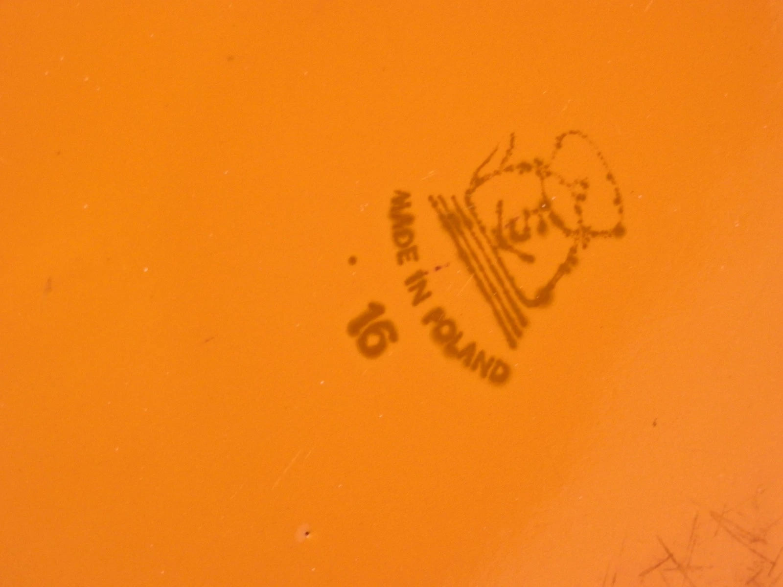 Huta Silesia Orange Enameled Tea Kettle Excellent Vintage retro teapot | eBay