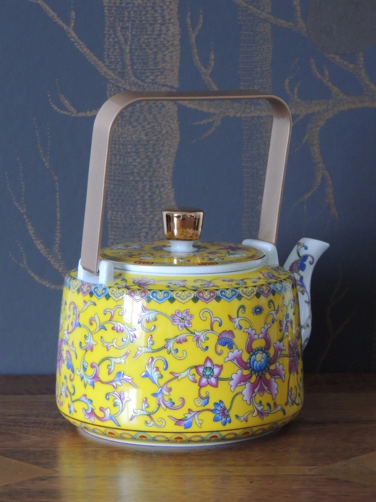 Enamelled Chinese Porcelain Teapot | eBay