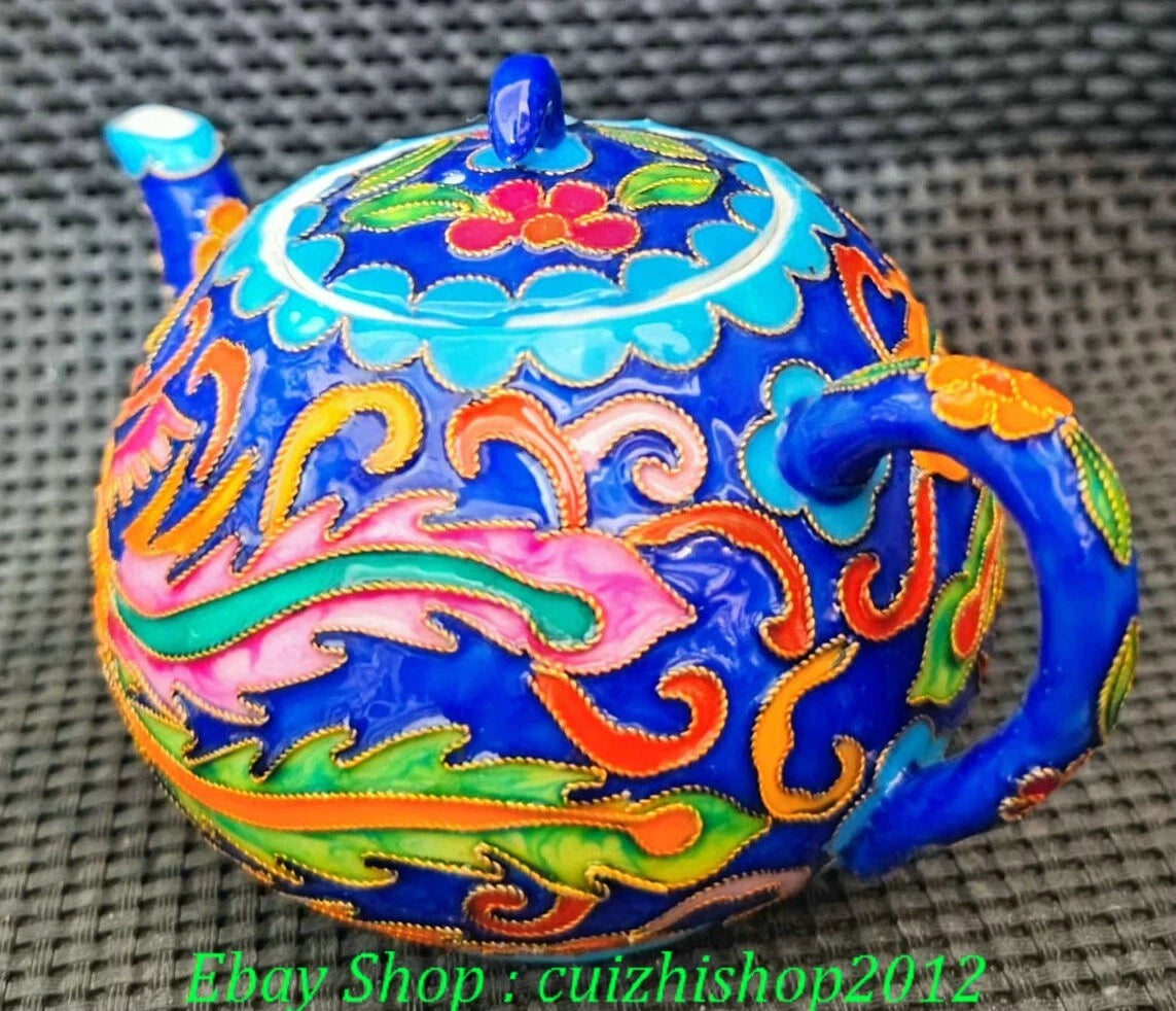 5.1'' Old Qing Qianlong Enamel Colour Porcelain Phoenix Phenix Teapot Teakettle | eBay