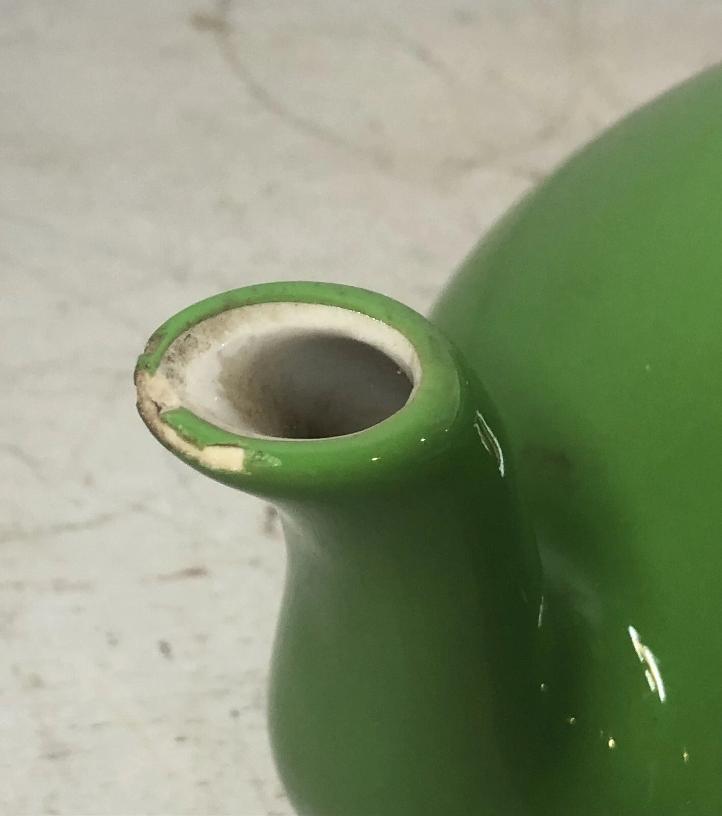 Vintage Retro Lime Green Hall Teapot With White Porcelain Enamel Lid 8”x6” | eBay