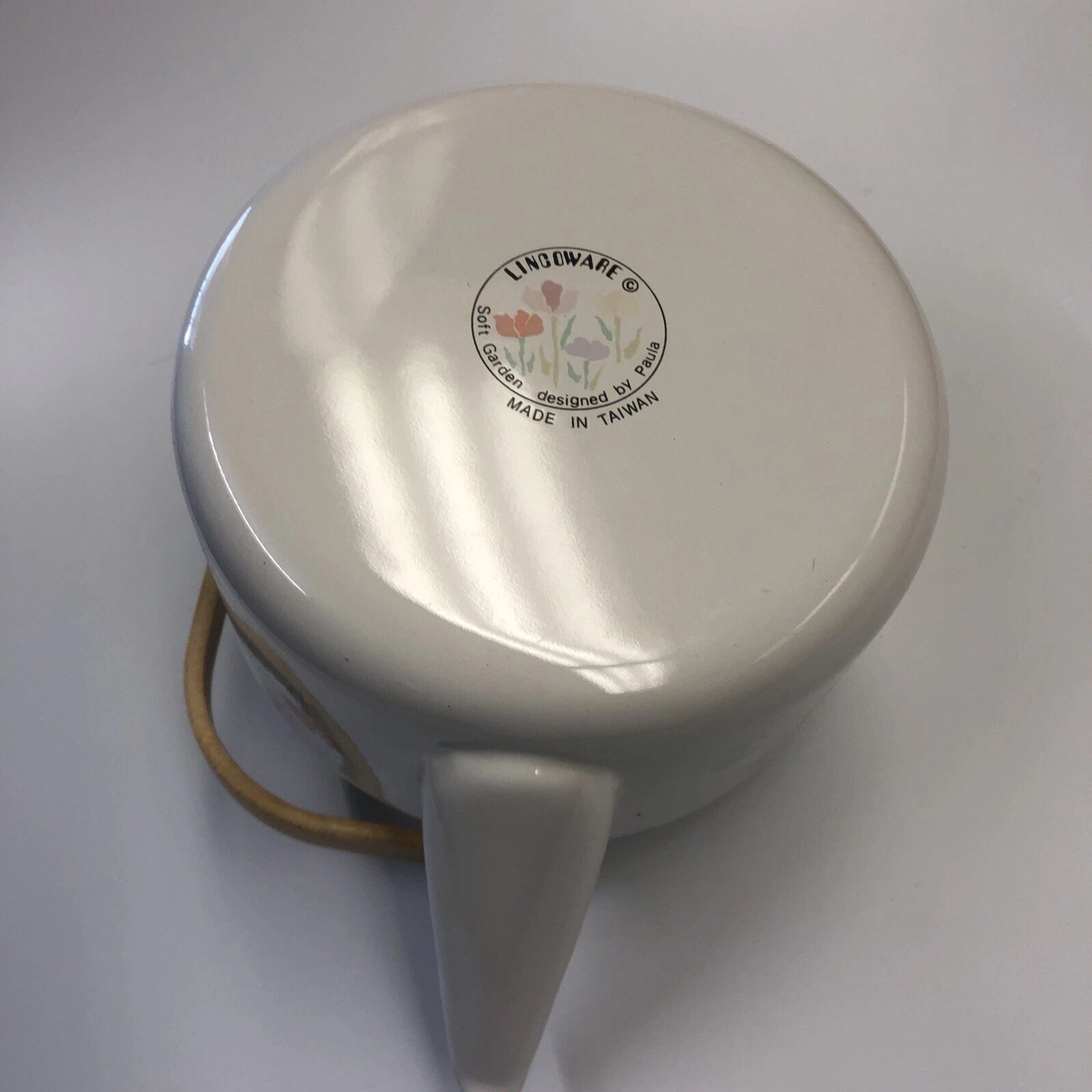 LINCOWARE Tea Kettle 2 Qt Porcelain Enamel on Steel Soft Gardens With 2 Mugs New | eBay