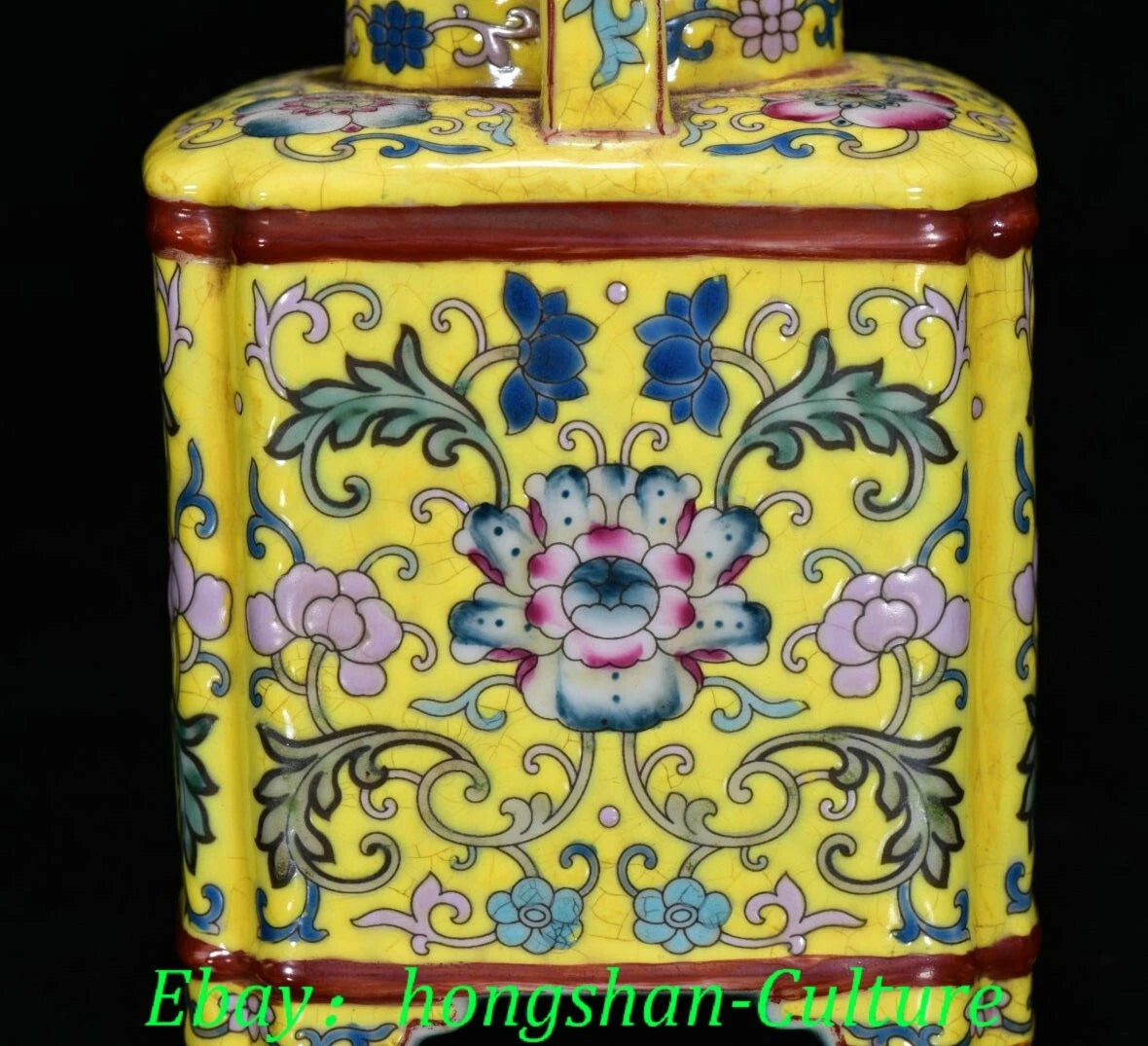 7.8'' Old Qianlong Enamel Colour Porcelain Gilt Flower Pattern Teapot Teakettle | eBay
