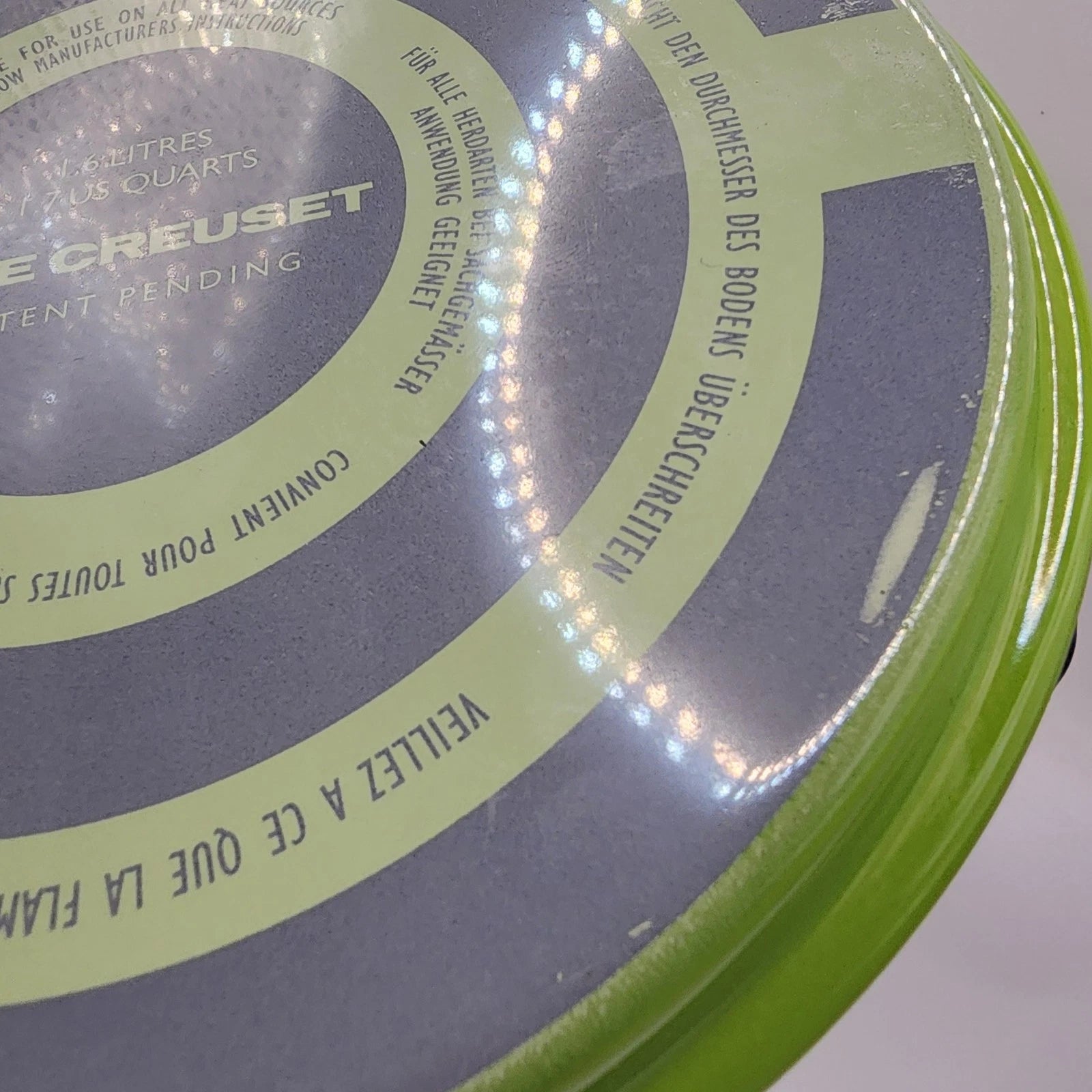 Le Creuset Whistling Kettle 1.6L 1.7 Quart Green Enamel Steel Teapot France Tea | eBay