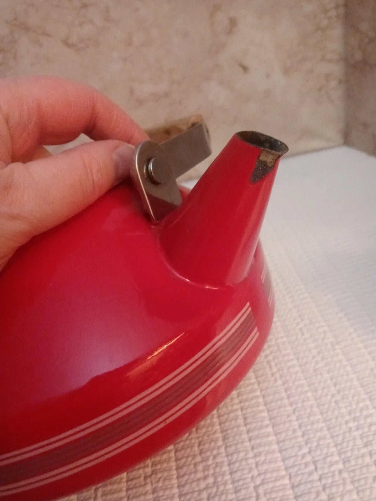 Mikasa Vintage Terra Cotta Enameled Teapot Hand Carved Wood Handle | eBay