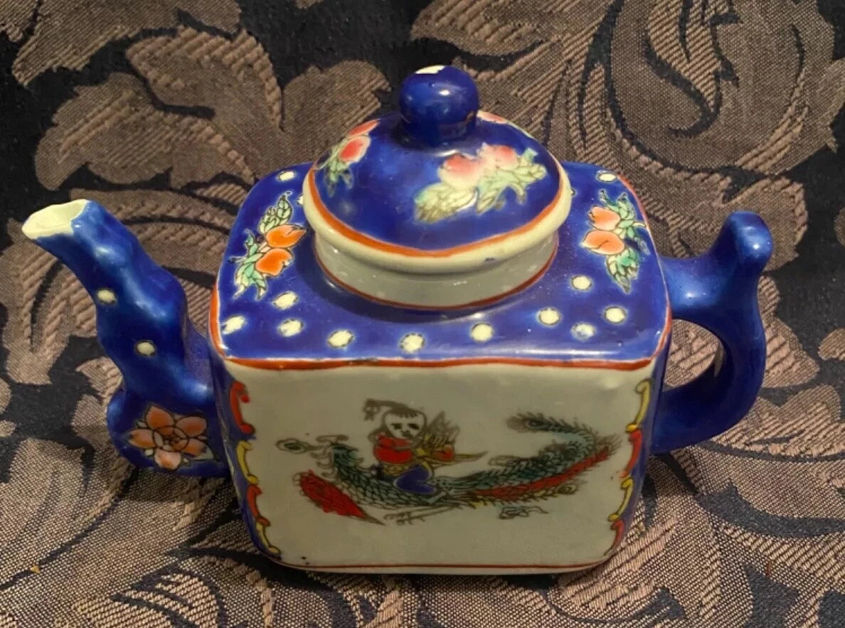 Chinese Antique Enameled porcelain Teapot | eBay