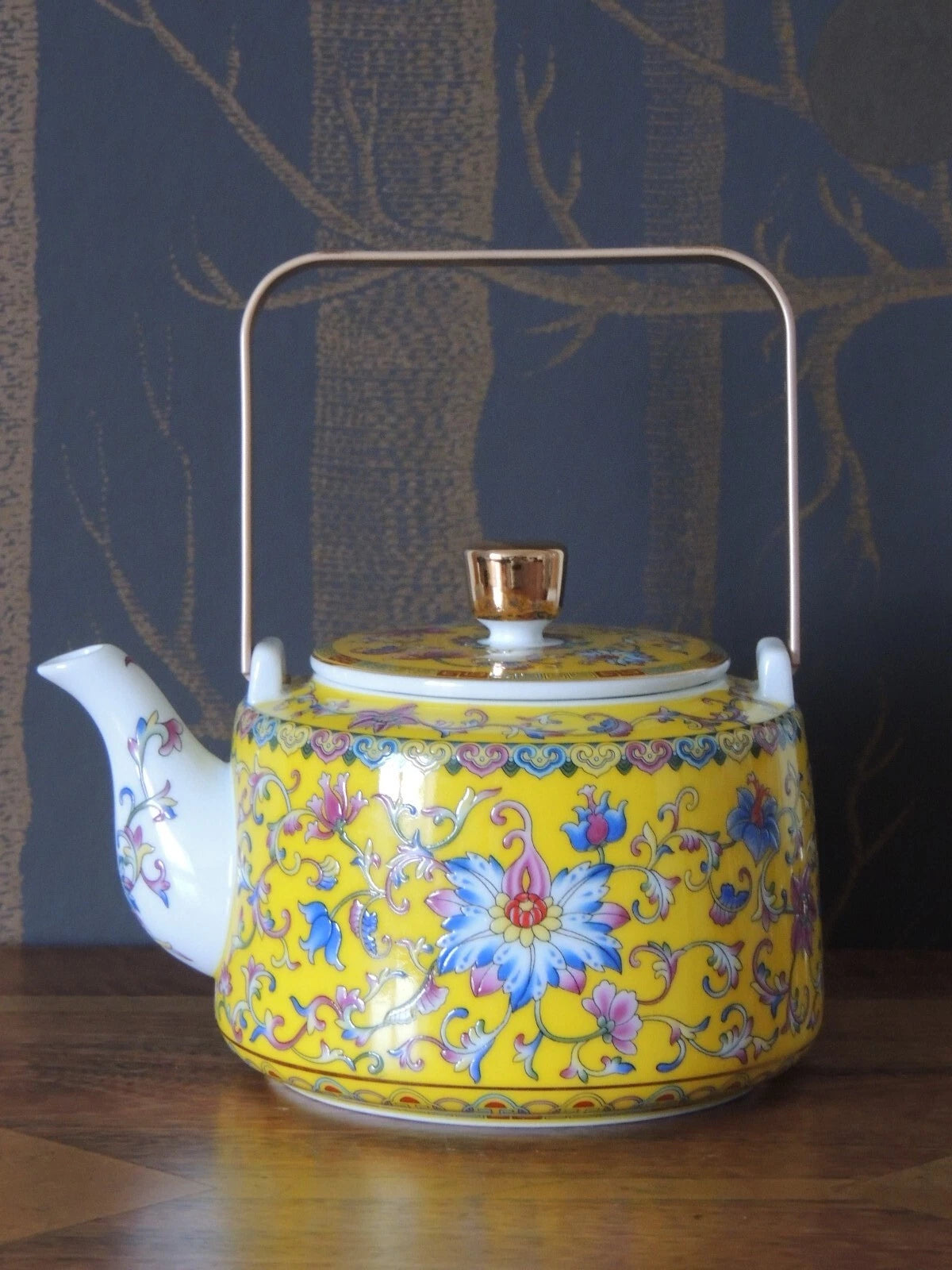 Enamelled Chinese Porcelain Teapot | eBay