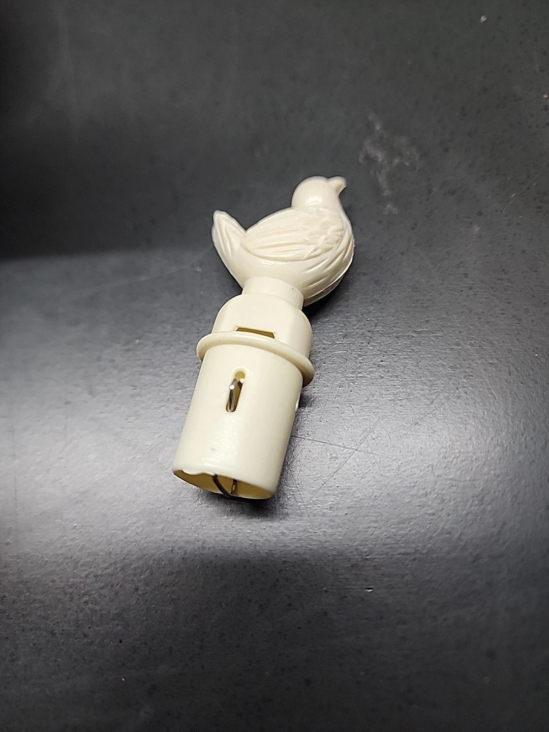 Vintage White Enameled Whistling Bird Teapot | eBay